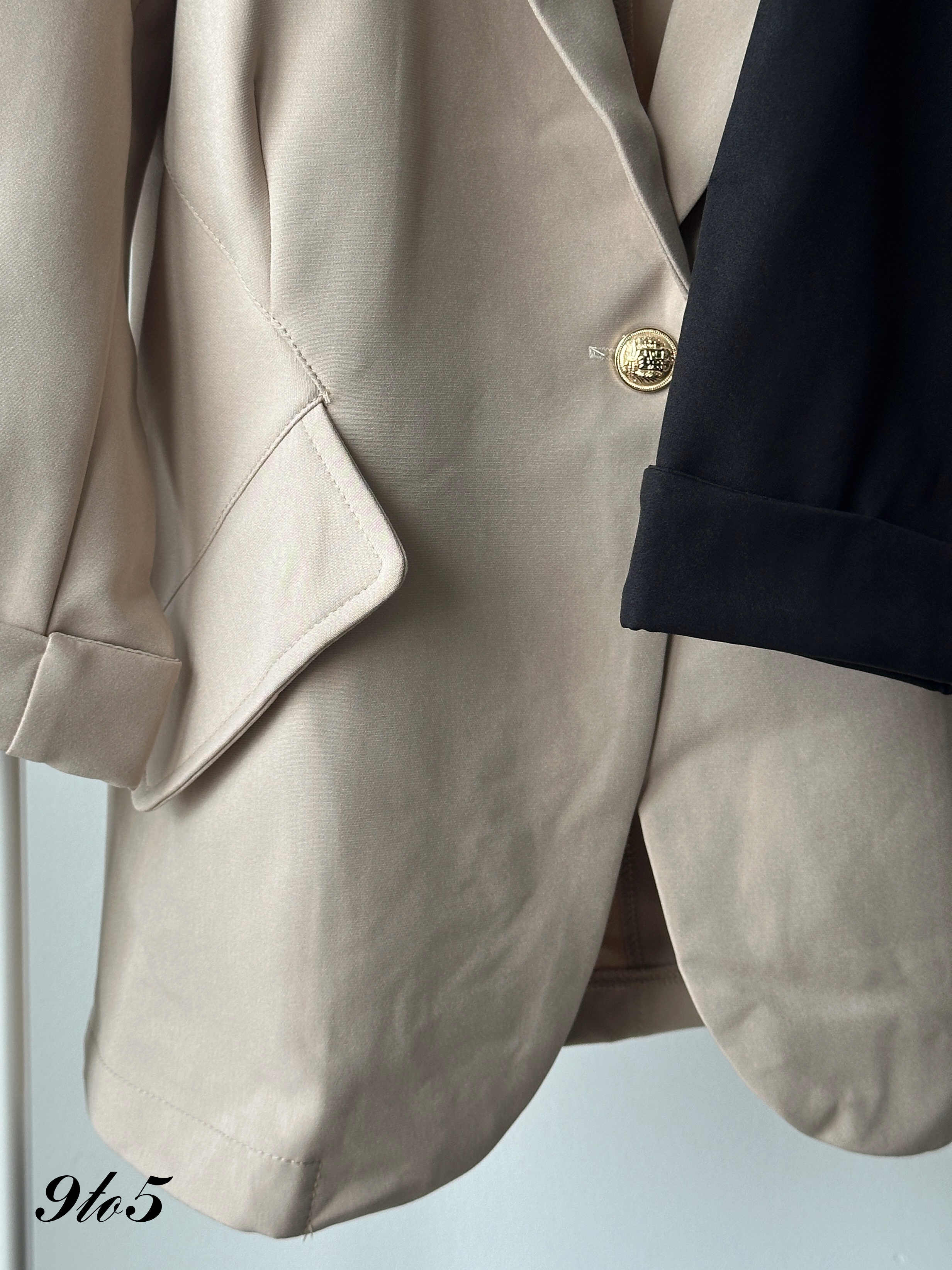 T4240 Half Sleeve Blazer - 3 Colors 