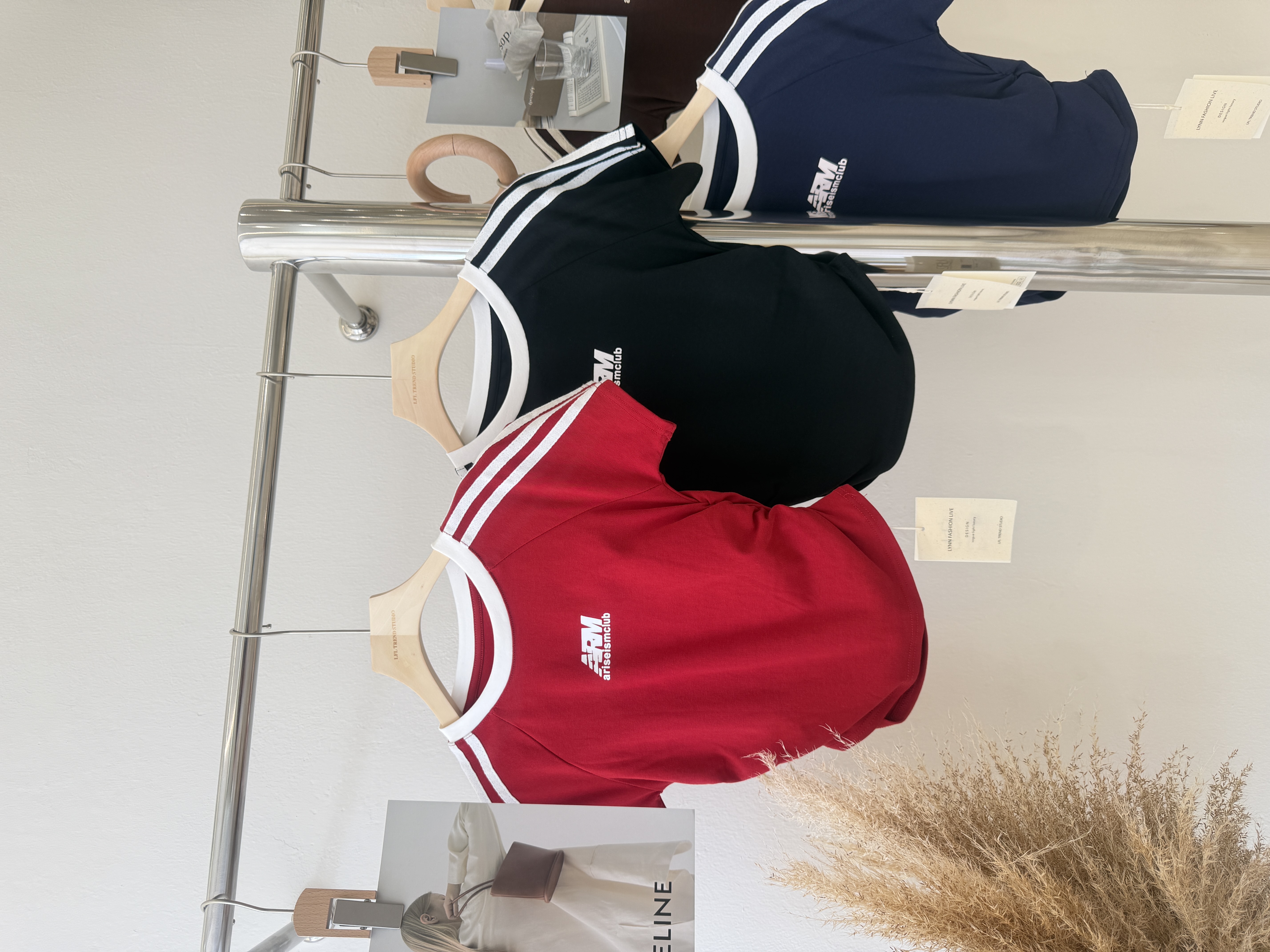 6116 百搭撞色短袖