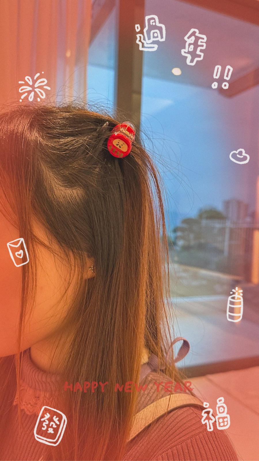 迷你手繪達摩小抓夾（多色）可客製色