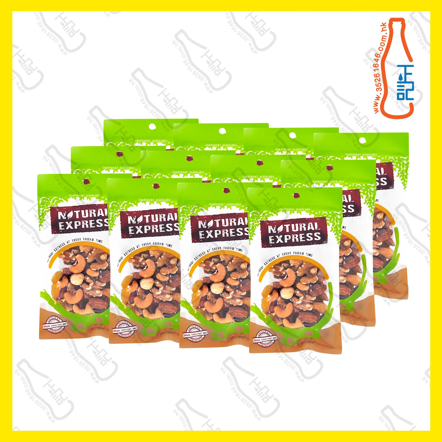 ==FT8110 Natural 什錦果仁 90g x【12包】/袋