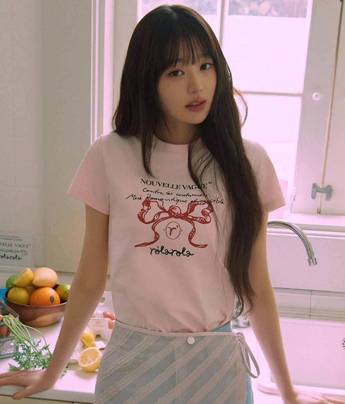 🎀Rolarola 🎀 ONE OFF SHOULDER 橫間cardigan 獨家折扣優惠 size: s/m Pink/white 28/3截單