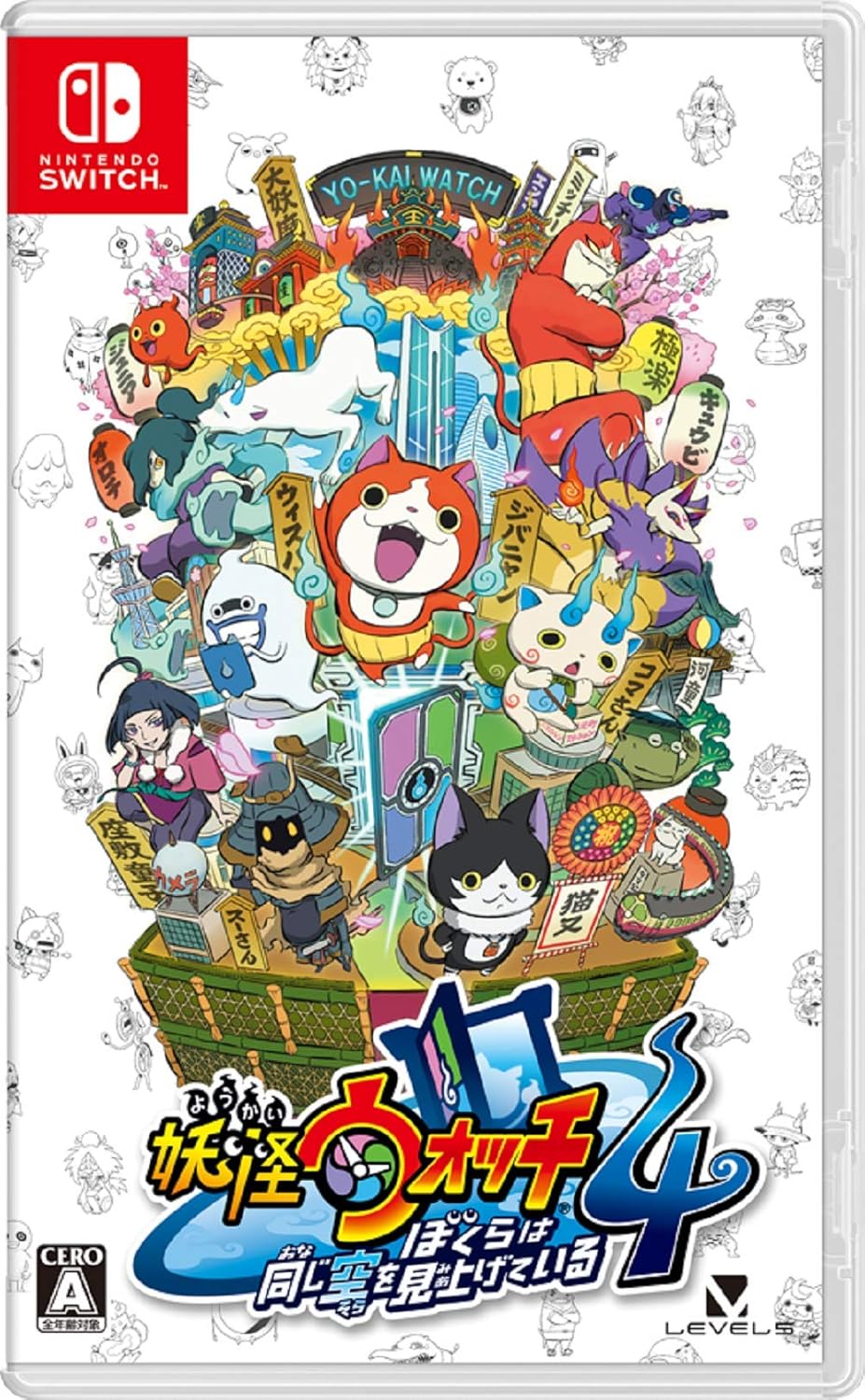 ＜特價＞ (日版) Nintendo Switch 妖怪手錶 4 ~我們仰望同一片天空 NS Yo-kai Watch 4 (內附初回特典) (中日文字幕)