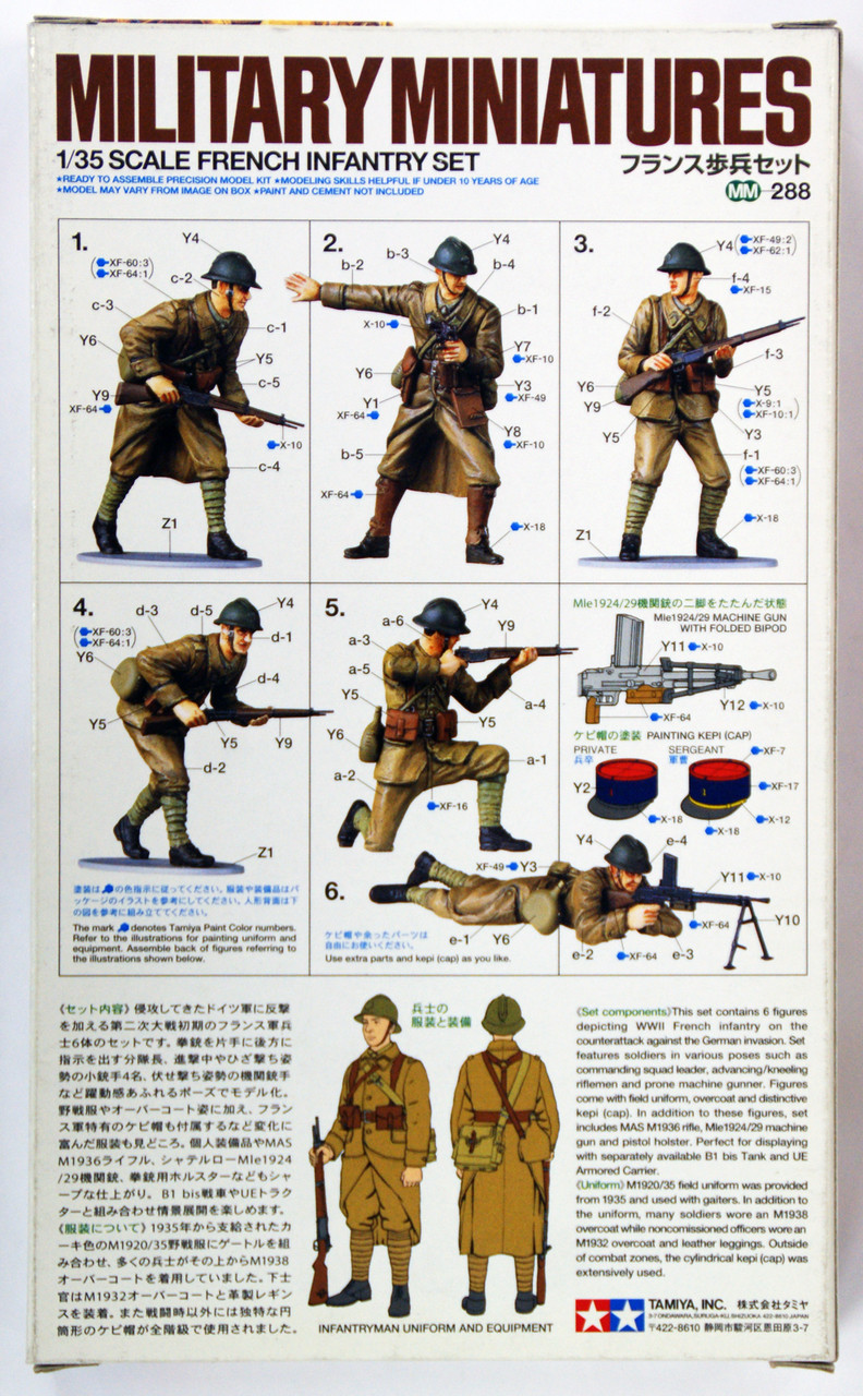 1/35 WWII French Infantry Set