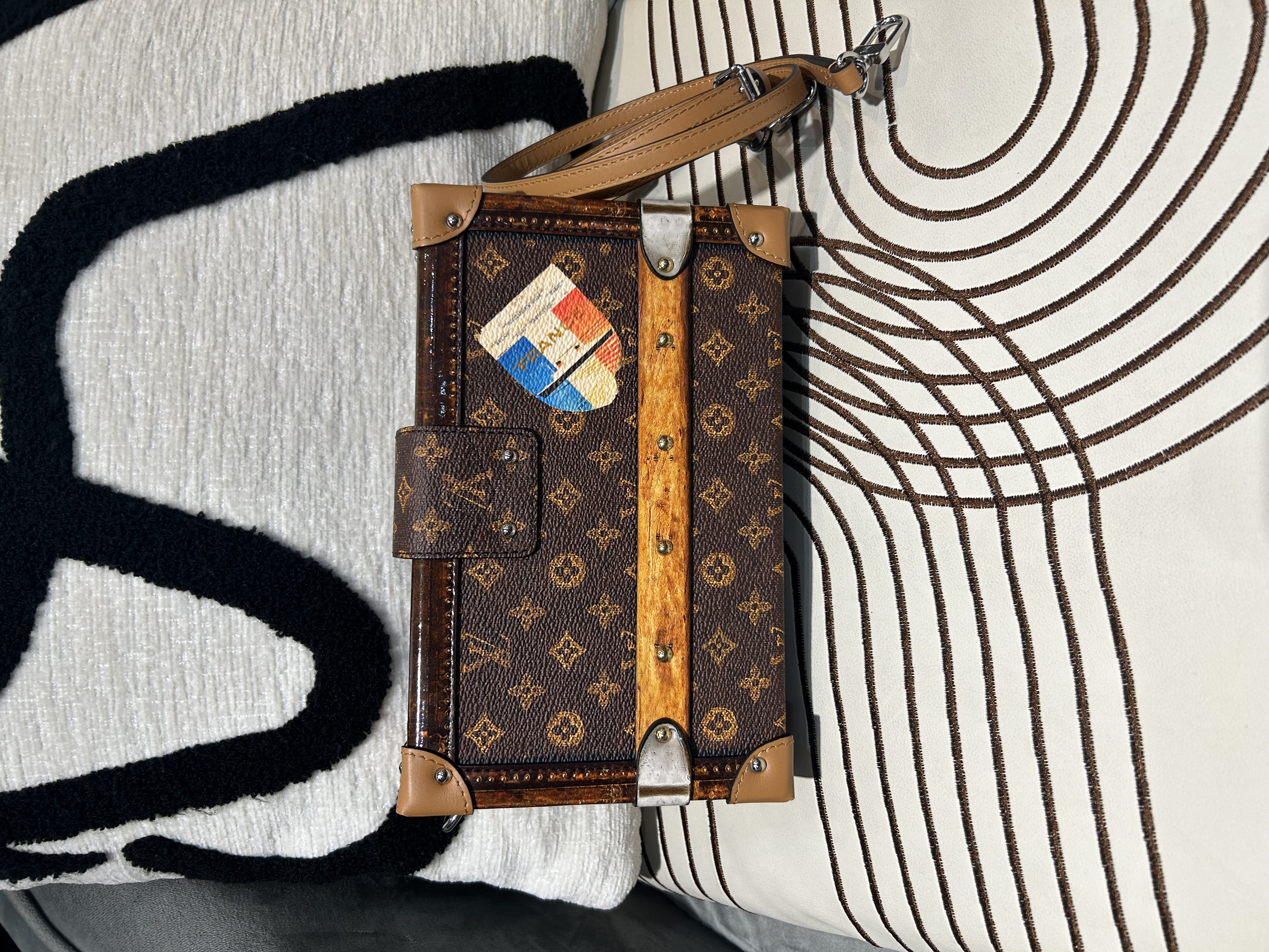 LV Time Trunk Petite Malle Shoulder Bag 硬箱肩背包 M52737 100%Authentic, 99%New ☑️晶片☑️Strap☑️Dust bag