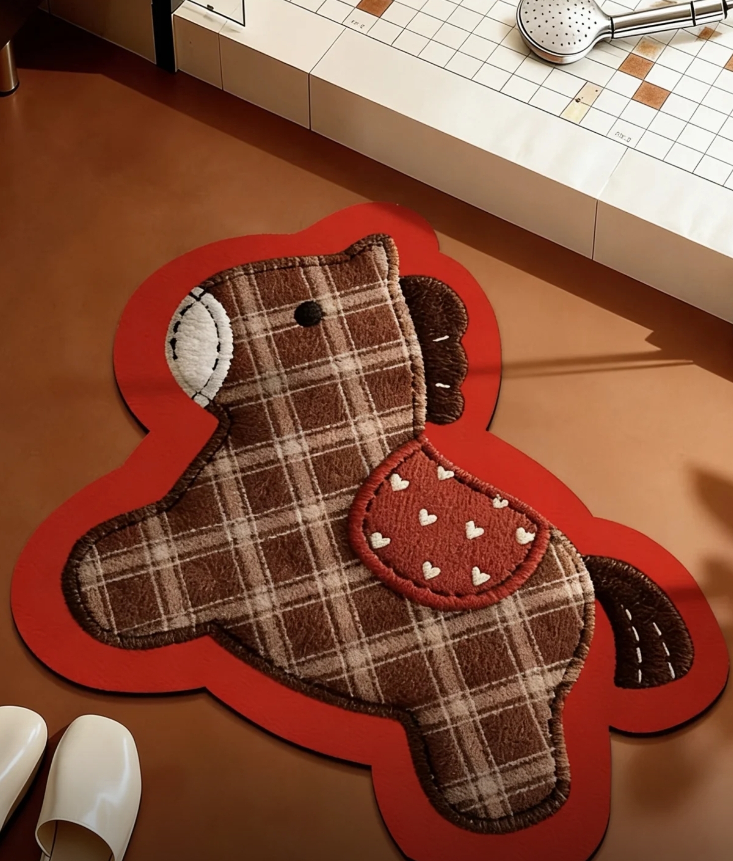 $68張。2張起$ 60張。可愛🐎🐴小馬造型浴室地墊 一出浴室就踩到軟綿綿～又可愛又實用 💖