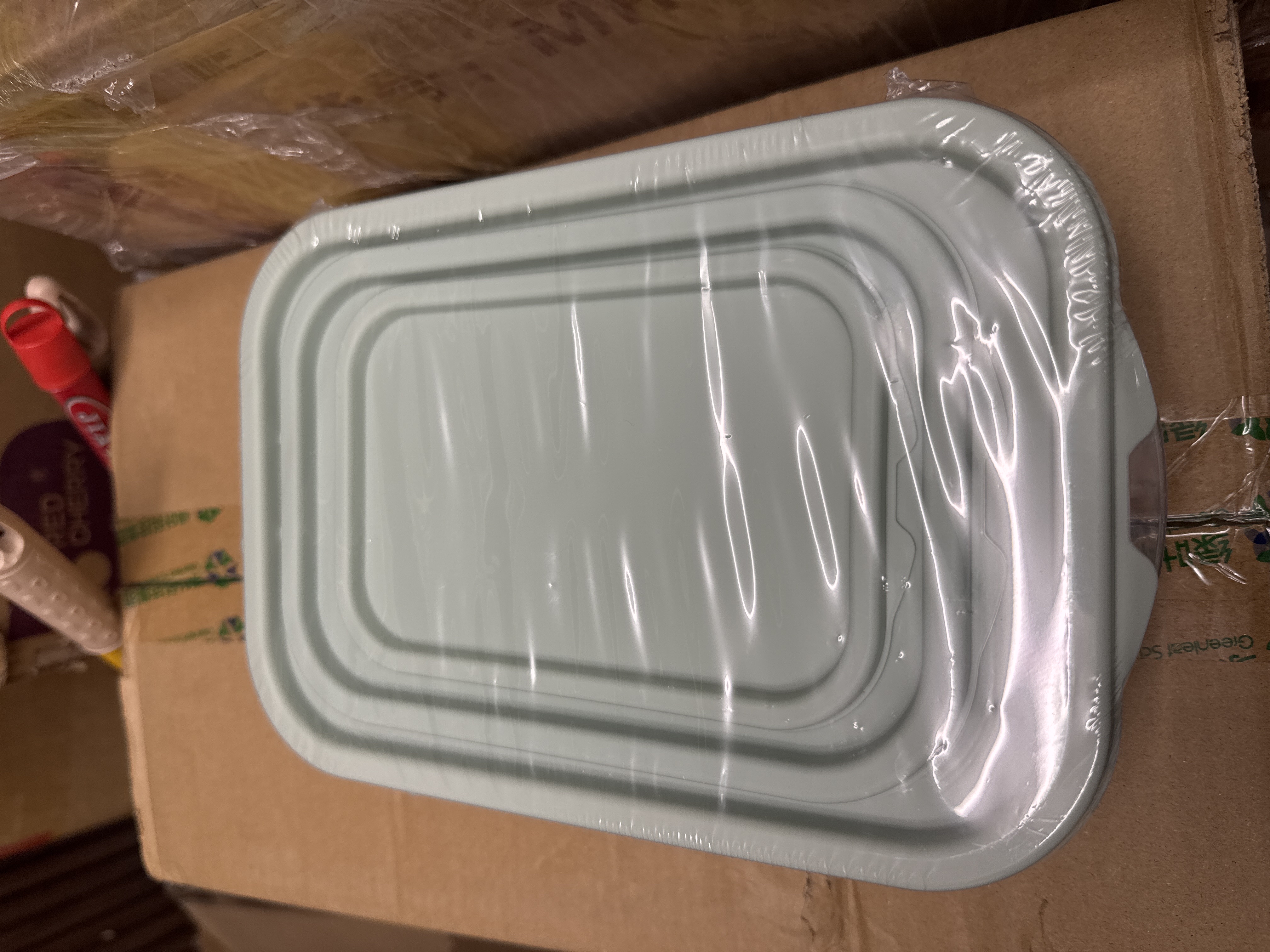 54022 保鲜盒 塑料长方形保鲜盒/三件套