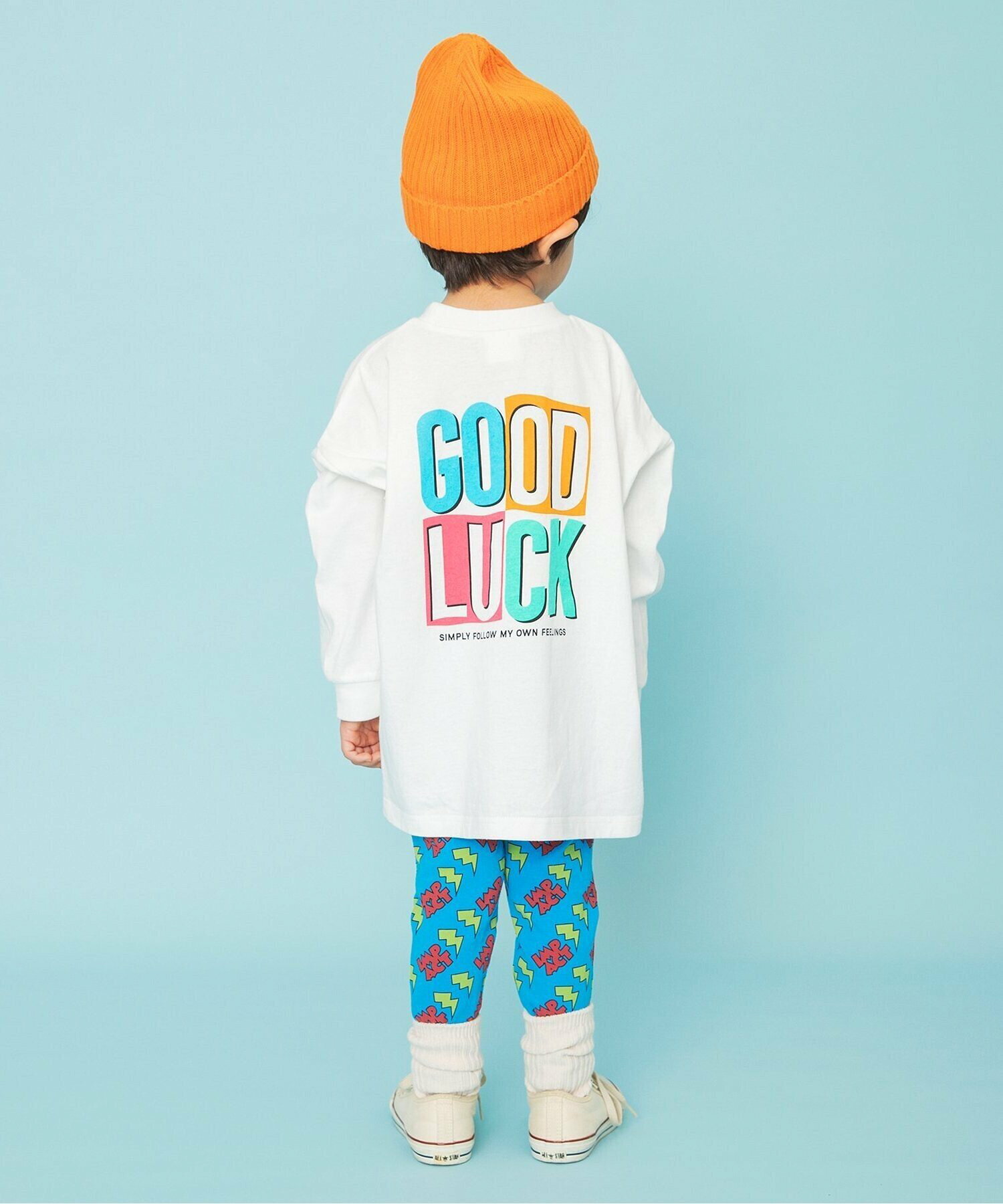 🆕【⭐訂購⭐】🇯🇵日本直送 🌀Back Box「GOOD LUCK」印花刺繡Logo長袖T恤［2款選］ 🌀 [ELBA-0093][260310]