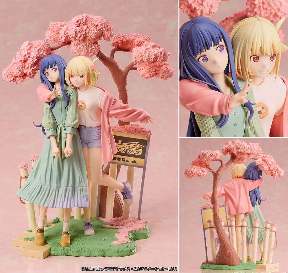 (預訂訂金 $400) (總價 $925) Aniplex Lycoris Recoil 莉可麗絲 錦木千束 & 井之上瀧奈 春天Ver. (行版) 