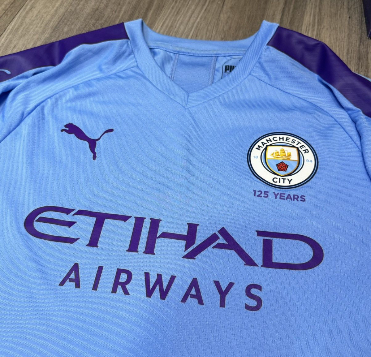 Manchester City 19/20 Match issued home shirt #8 Gundogan