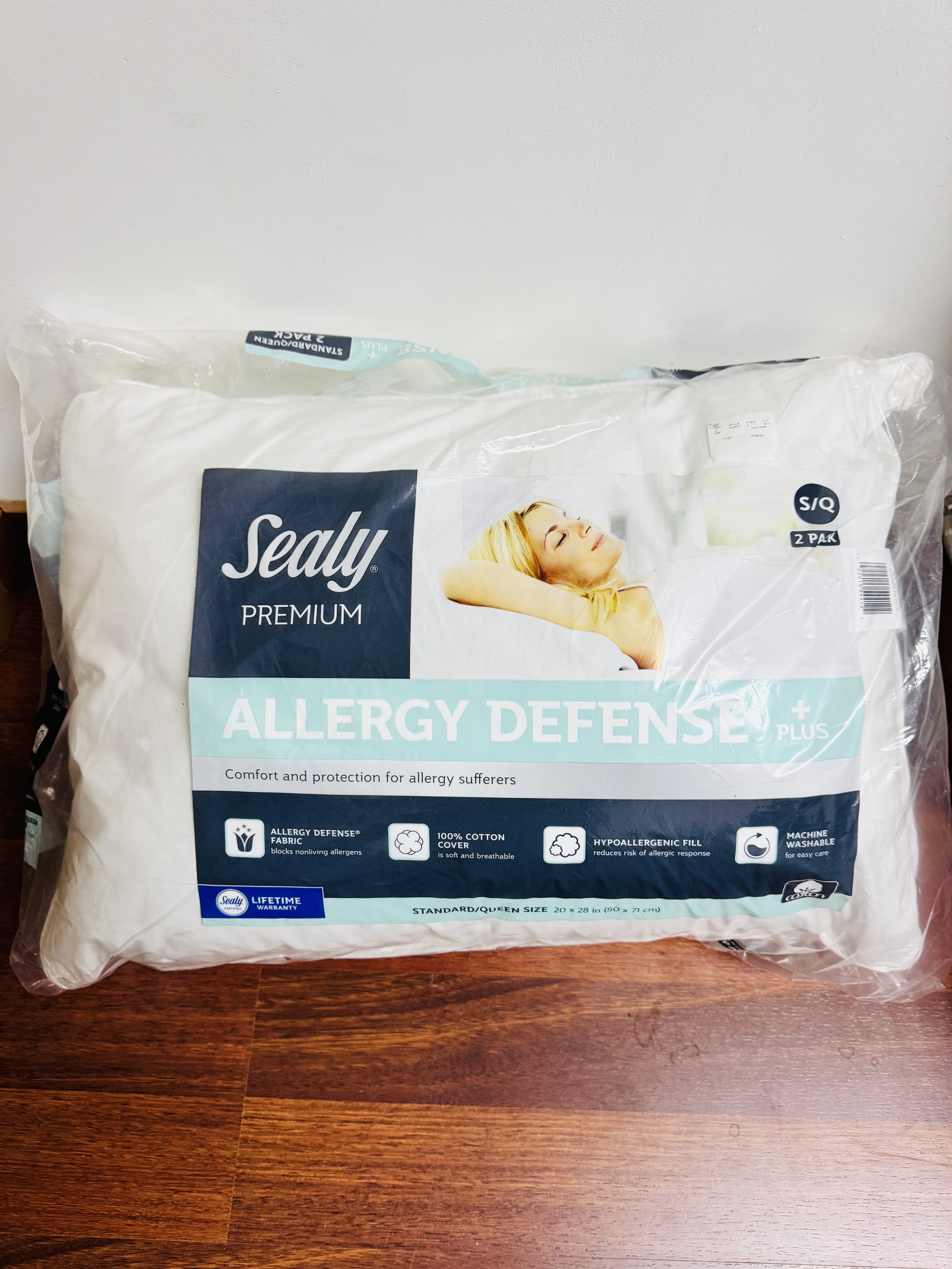 Sealy Allergy Defense抌頭（香港現貨）