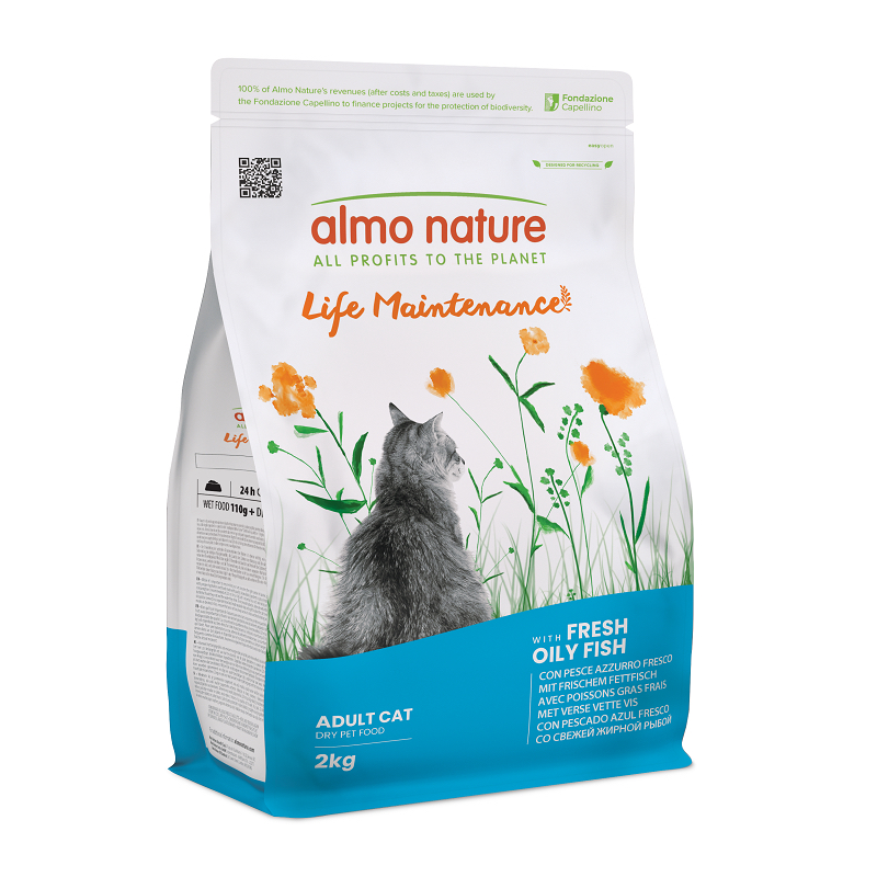 Almo Nature – Life Maintenance系列 新鮮海魚 成貓乾糧 2kg
