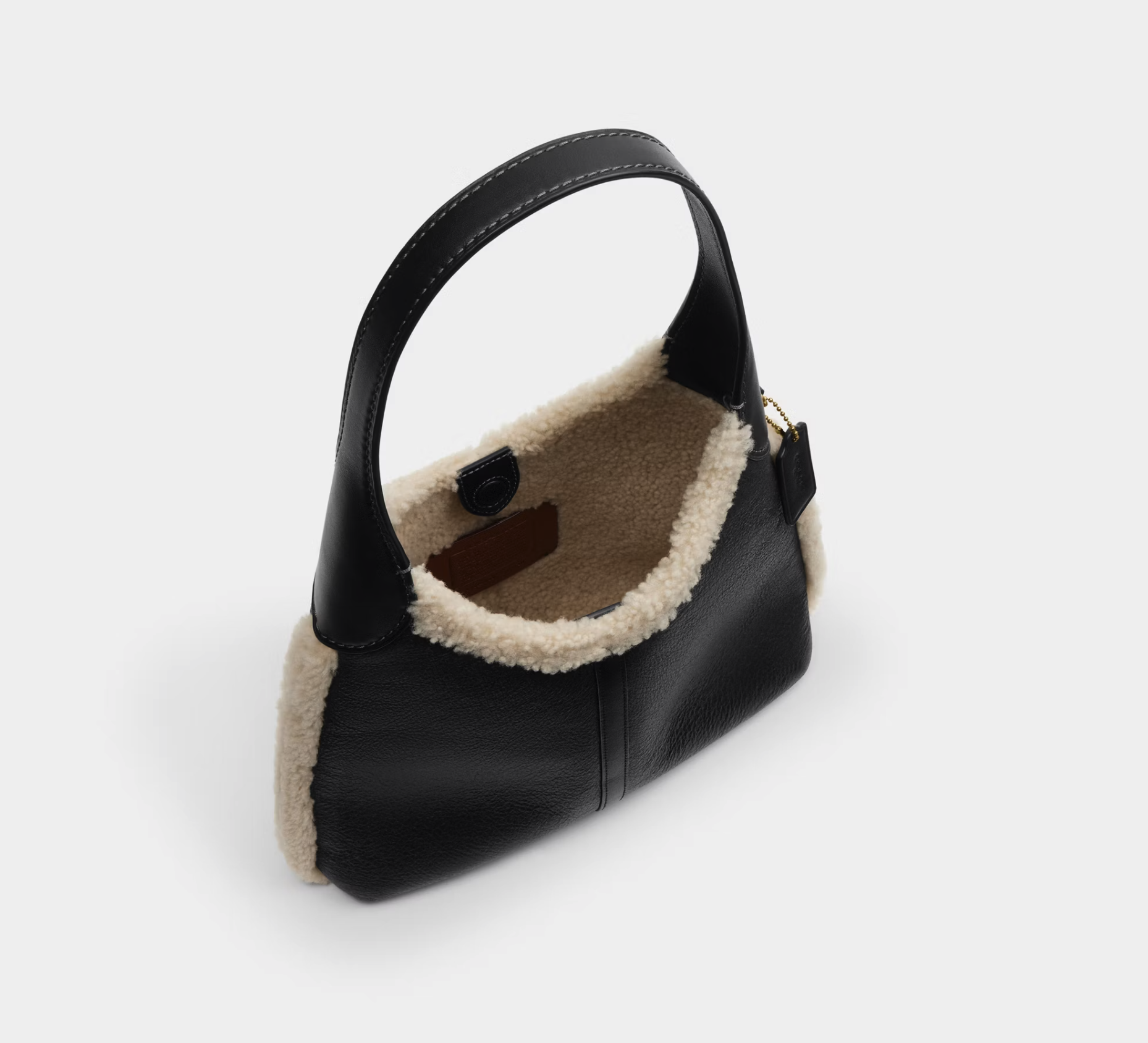 Coach BROOKLYN SHOULDER BAG 28 IN SHEARLING