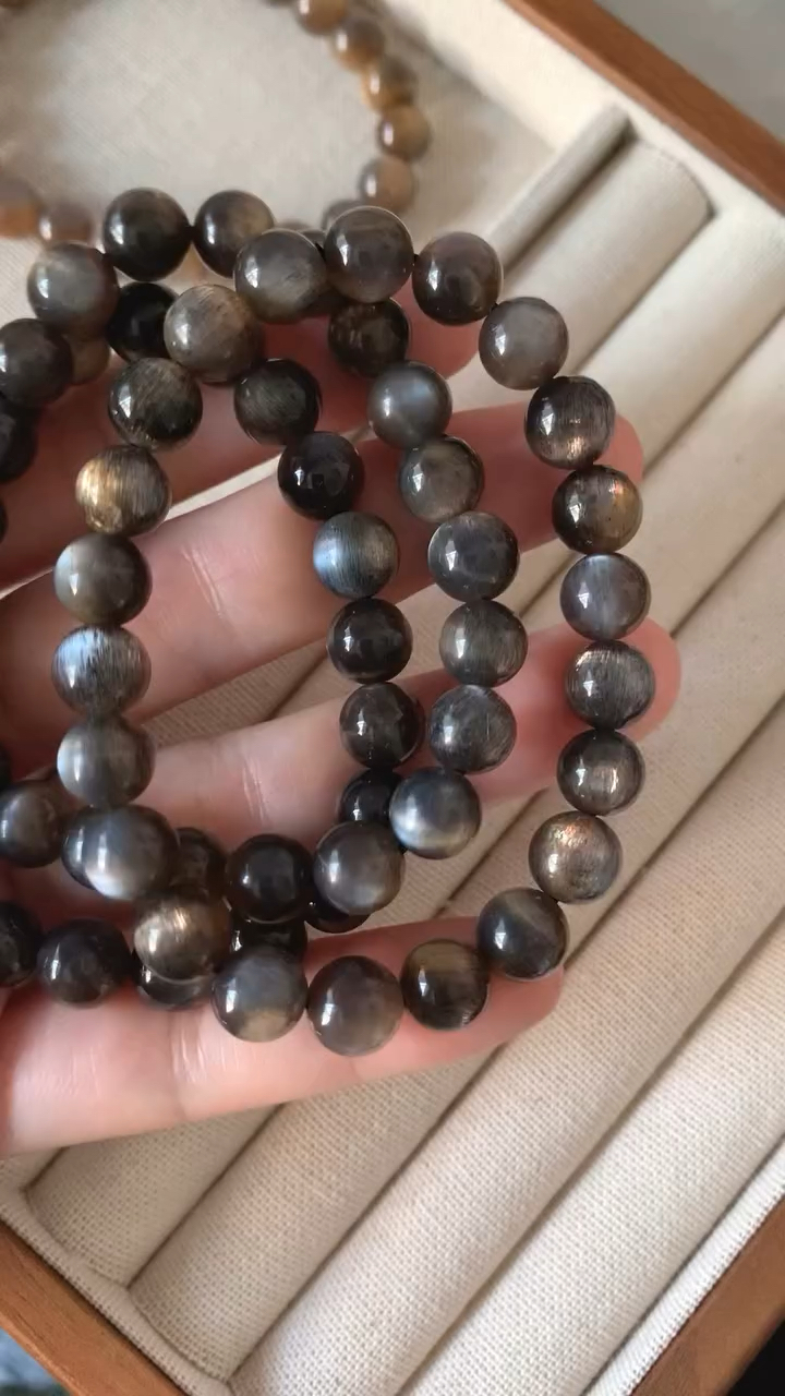 星辉骨干 ｜Heliolite Black Sunstone 