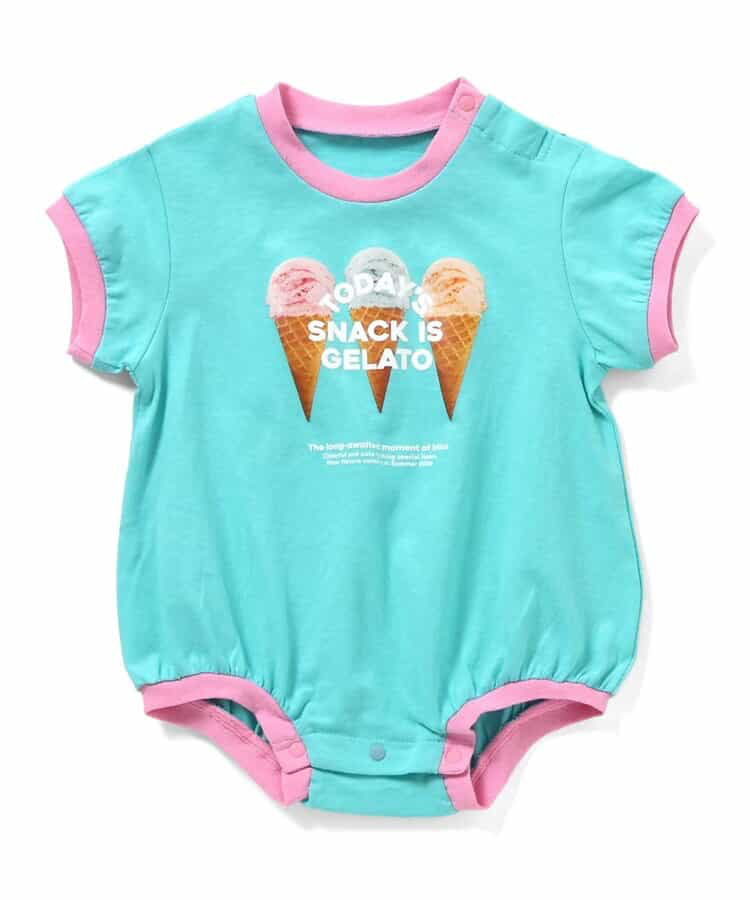 🇯🇵預訂 日本直送🇯🇵Apres les cours 四色貓貓甜點印花短袖包屁衣