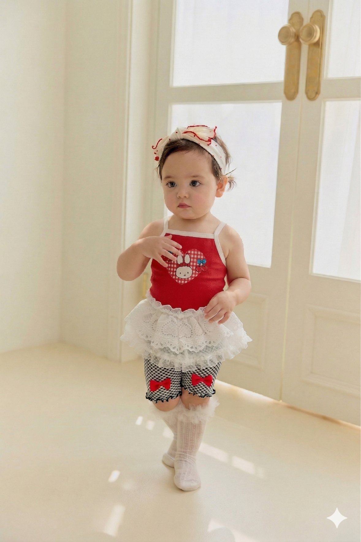 兔子吊帶 / Lace Skirt / 蝴蝶結 Legging