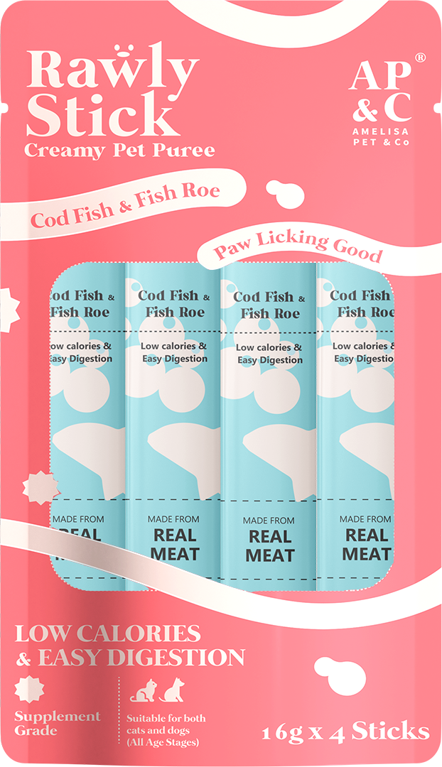 AP&C｜Rawly Stick 貓犬功能肉泥條 貓條 Creamy Pet Puree 16g x 4 