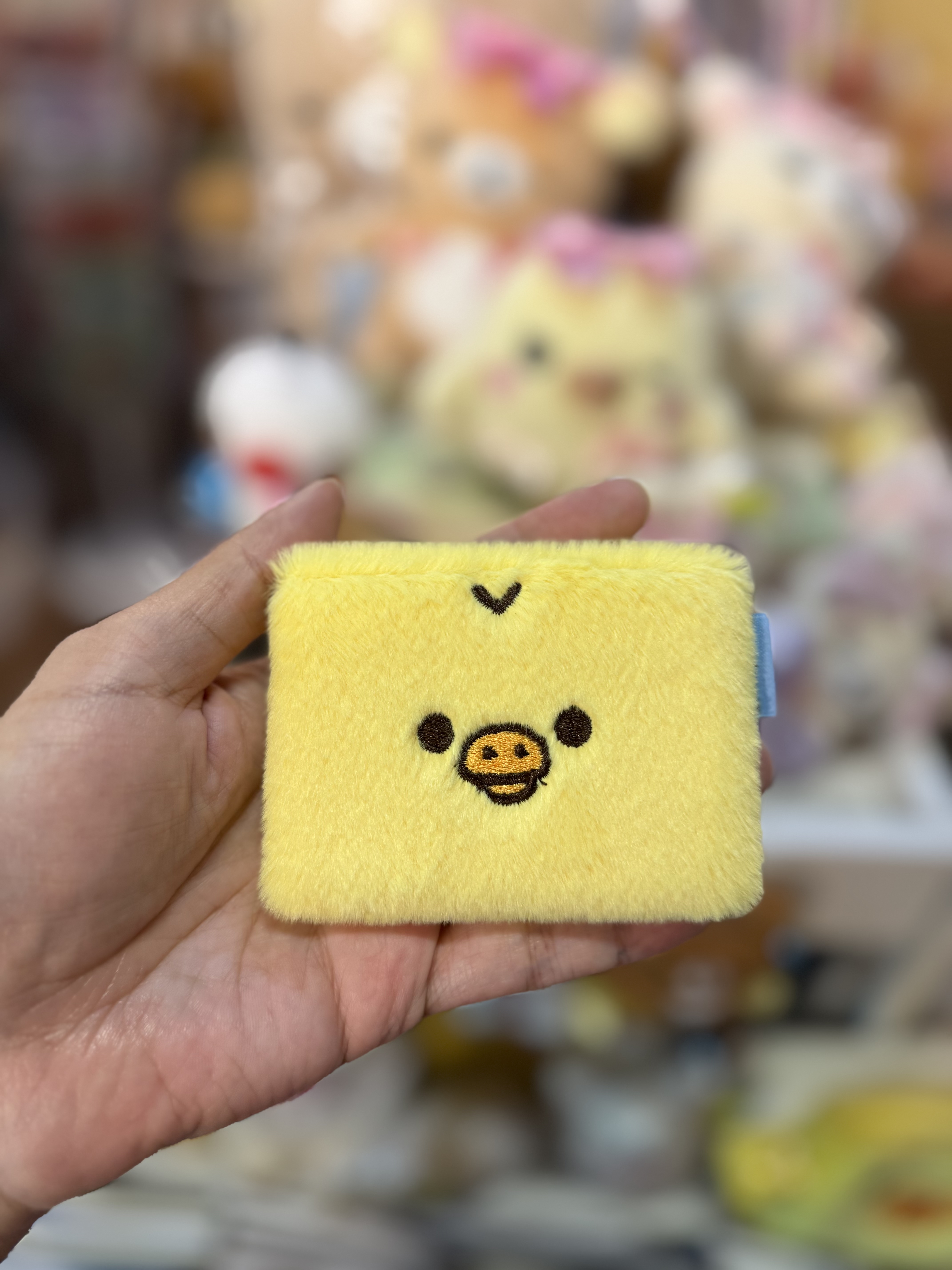 《現貨》全新Rilakkuma 毛毛方型小摺鏡