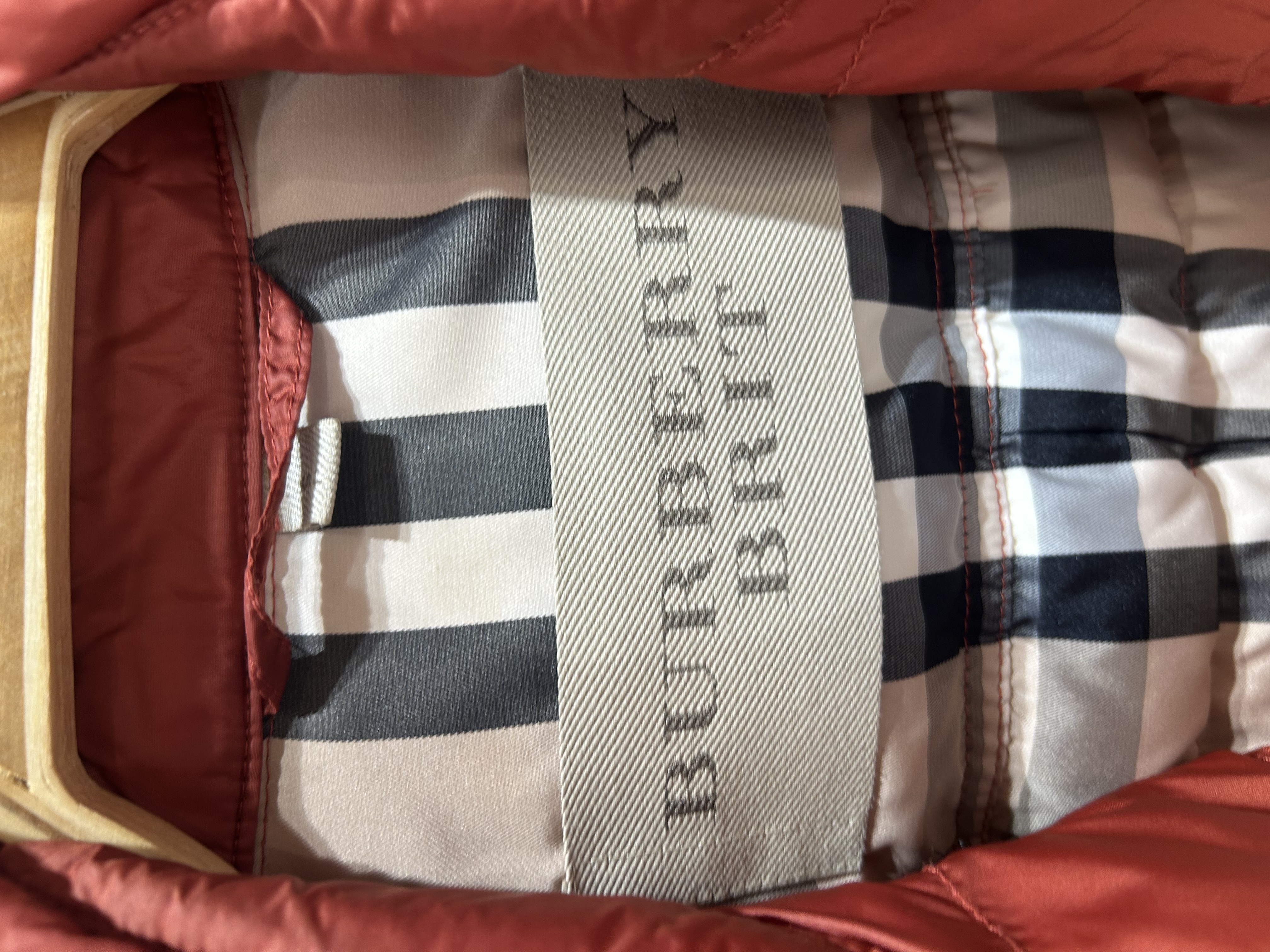 Burberry Brit down Coat 古銅色羽絨連帽外套 Size: 175 100%Authentic, 98%new 