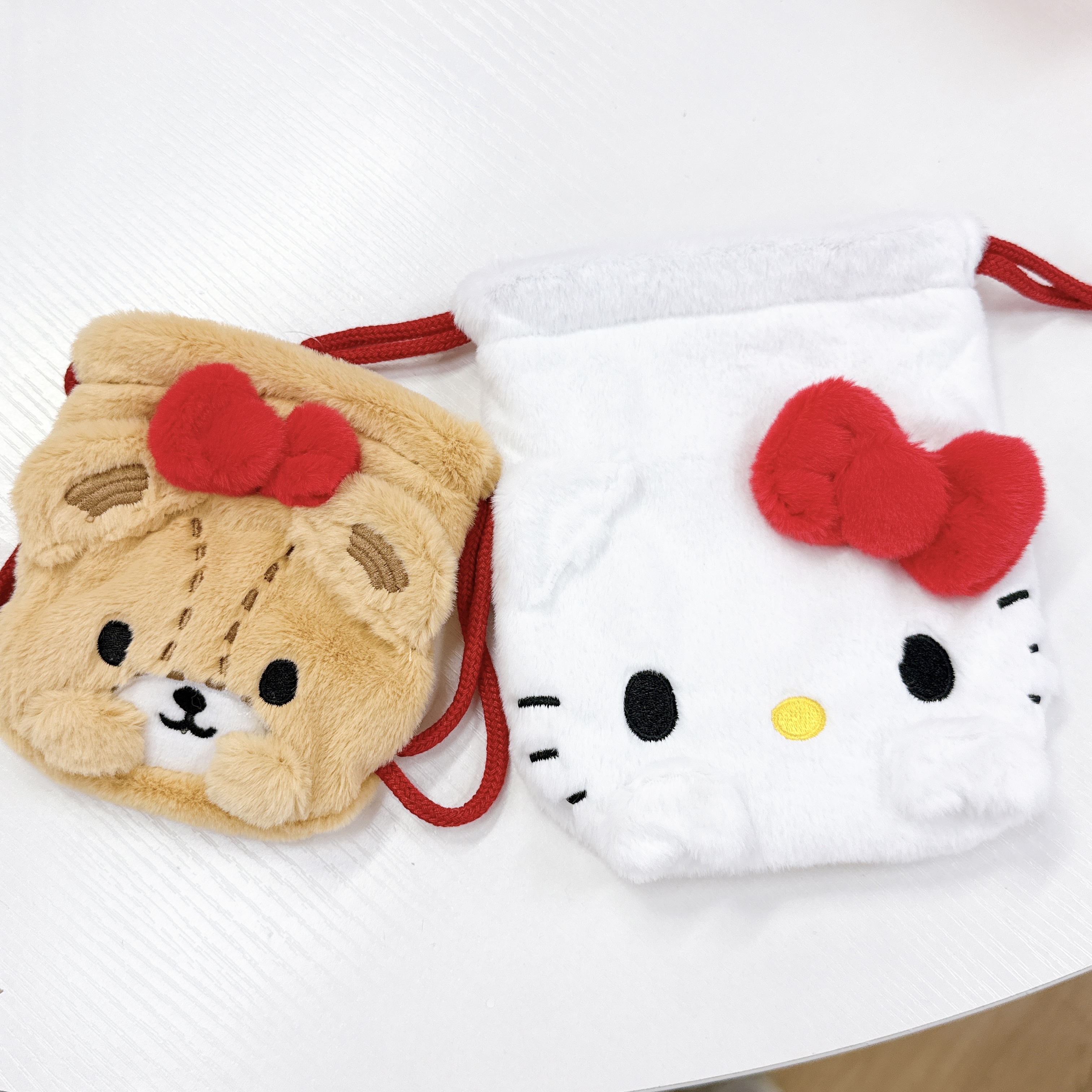 日本版Sanrio索袋套裝 一套兩個 細嗰個可以當背囊俾公仔孭上身