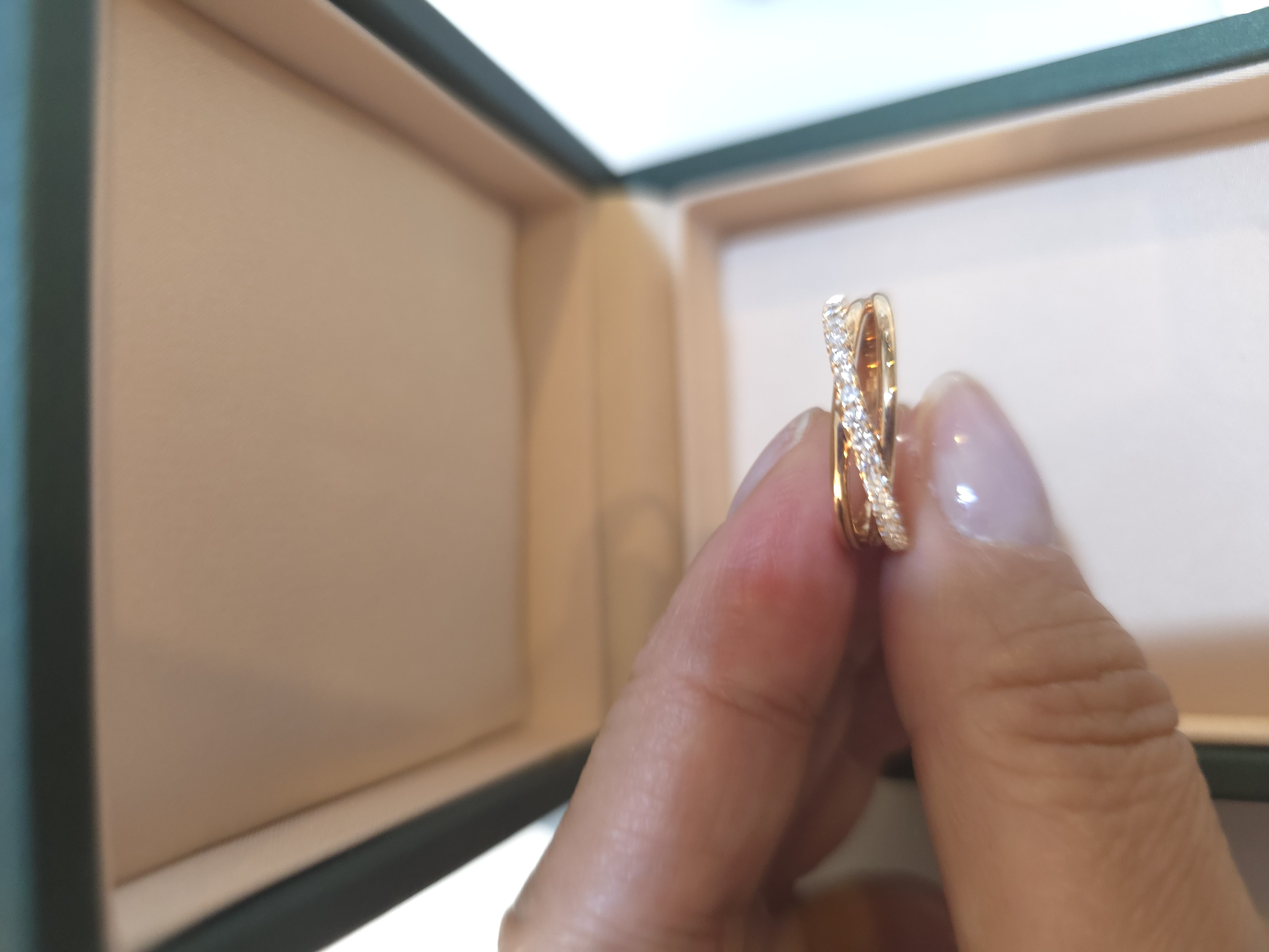 18K 培育鑽石戒指 d0.25 G3.55g S14