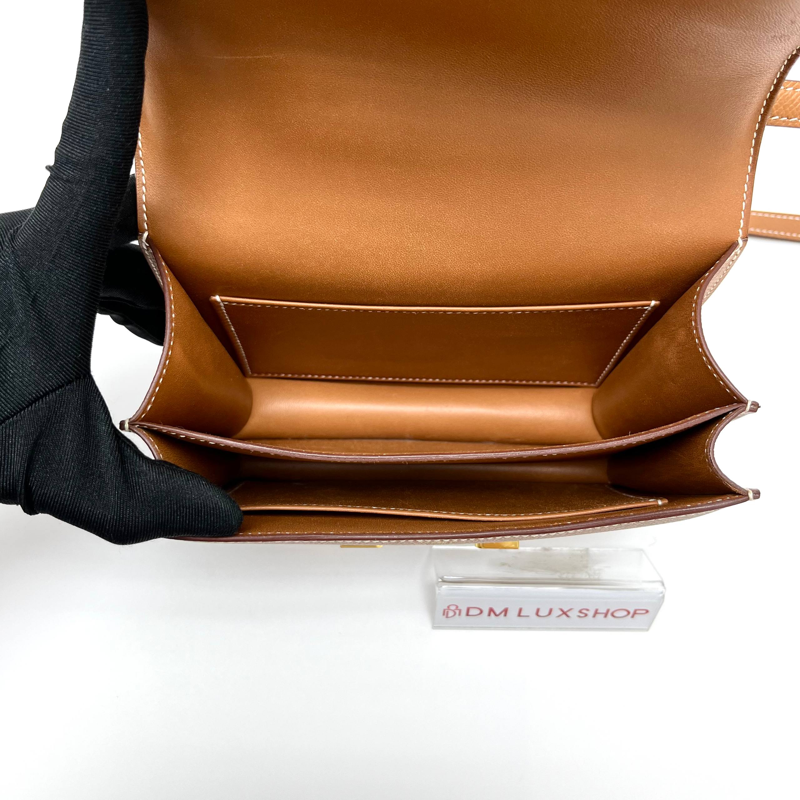 Hermes Mini Constance Gold GHW (Stamp Z)