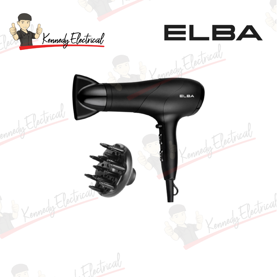 Elba 1800W 2-Speed Hair Dryer EHD-G2037(BK)