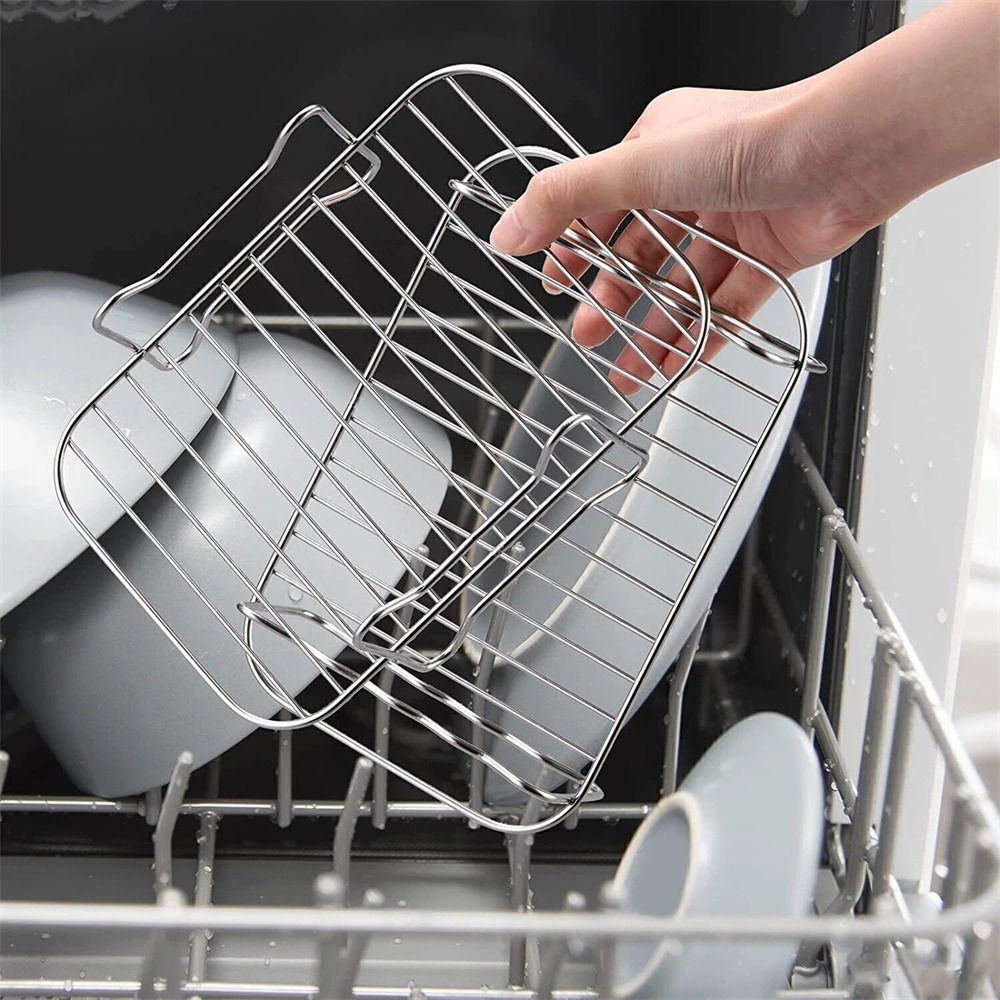 不鏽鋼雙層烤架蒸架 含4支烤簽 UB0264