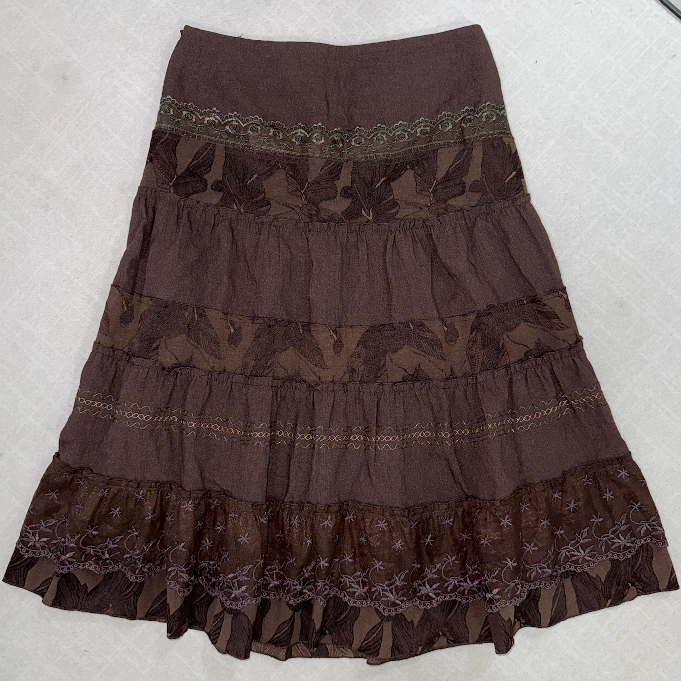 Vintage Embroidered Skirt