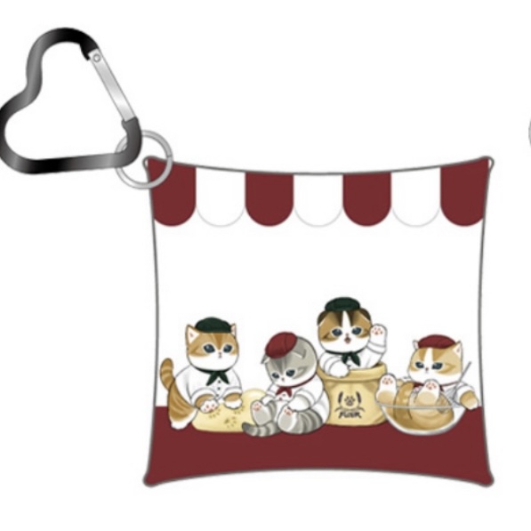 Mofusand 鯊魚貓 匙扣袋｜預訂