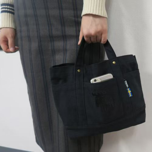 日本直送 瑞典 moz 帆布手挽袋 Tote Bag (M) | 收納萬用袋