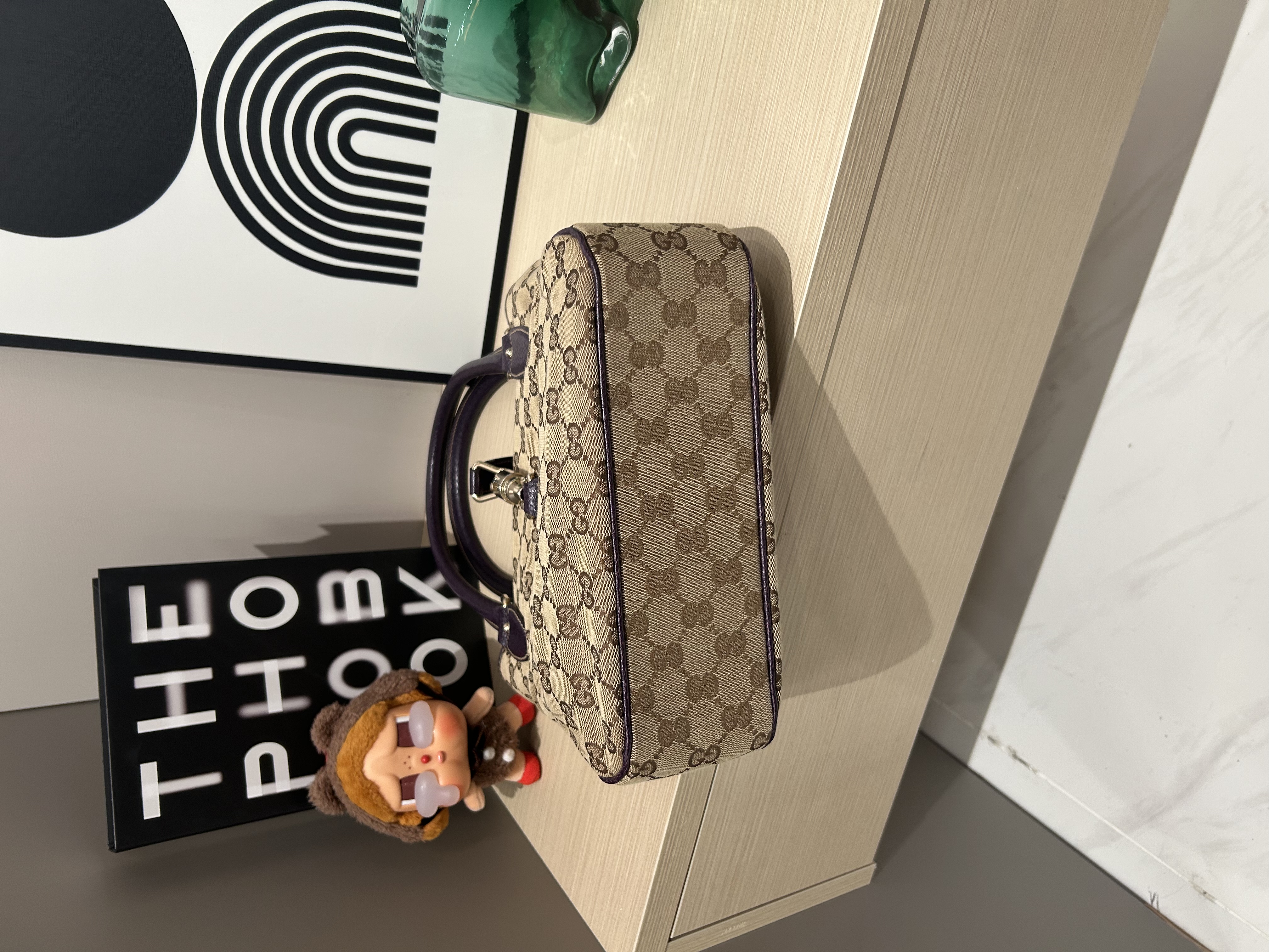 Gucci Jackie Small Handbag Purple 100%Authentic ,95%new✅dust bag 