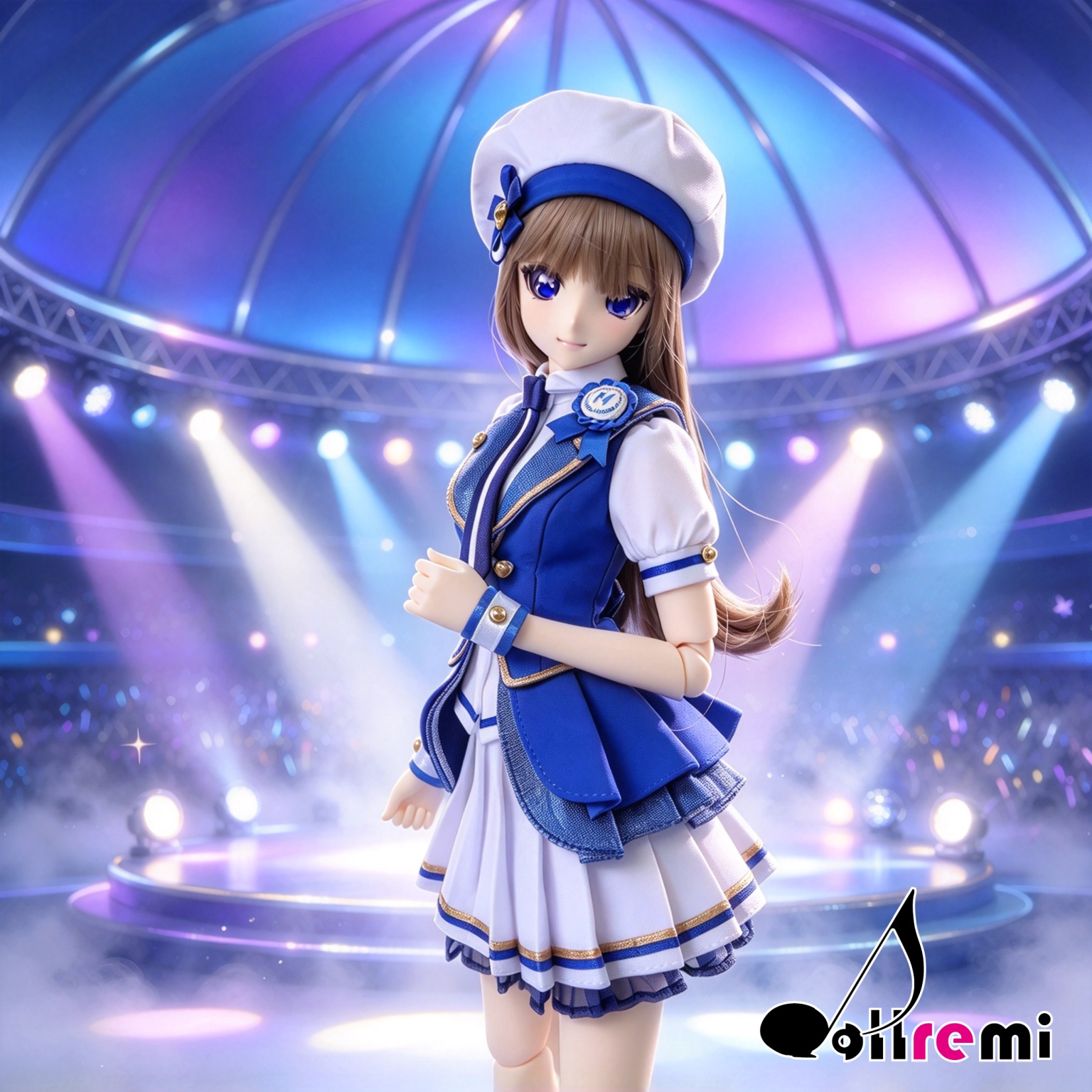 【dollremi】(DD0959) COS 偶像大師 百萬演唱會 THE IDOLM@STER MILLION LIVE!  最上靜香 Mogami Shizuka - Crecent Blue