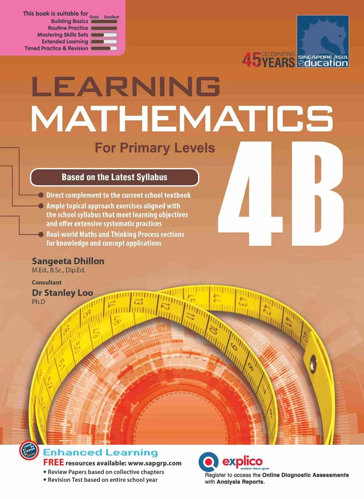 LEARNING MATHEMATICS For Primary Levels 4B