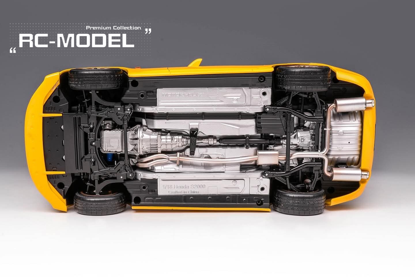 *PRE-ORDER MOTORHELIX 1/18 Honda S2000 (AP2) MUGEN *New Indy Yellow Pearl 