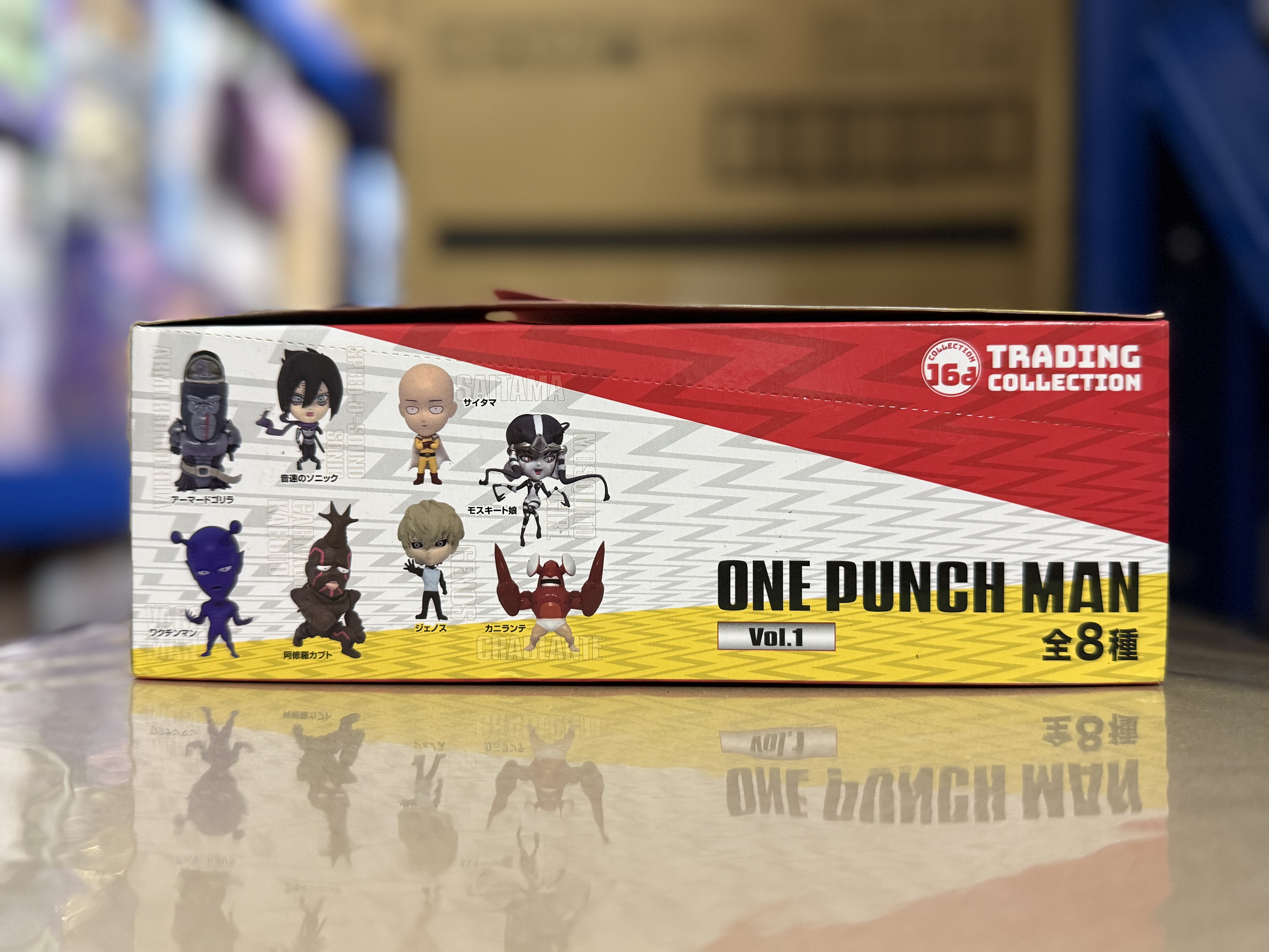 一拳超人 16d Trading Collection 盒玩 figure（全8種）（盒況如圖）