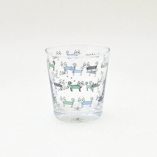 日本進口貓咪玻璃杯
