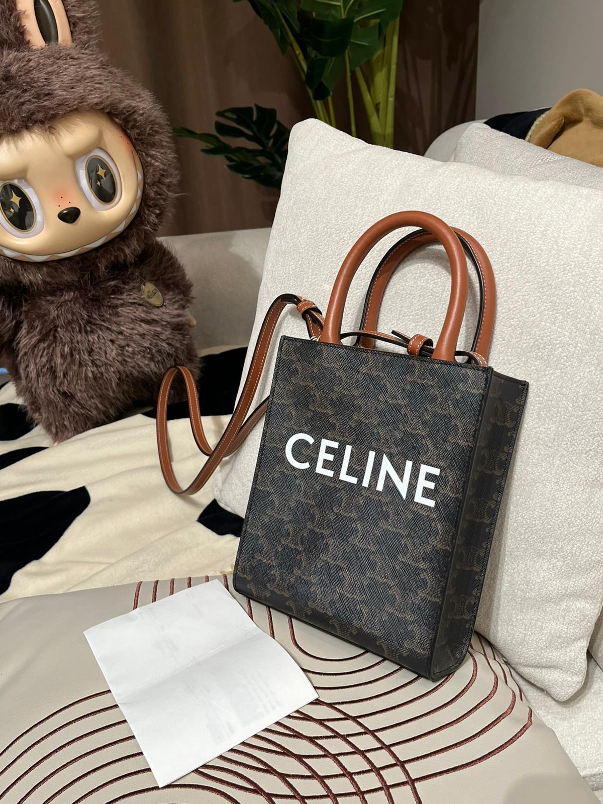 未使用品 Celine mini vertical cabas Tan 100%Authentic, Unused ✅澳門專門店收據23✅Dust bag