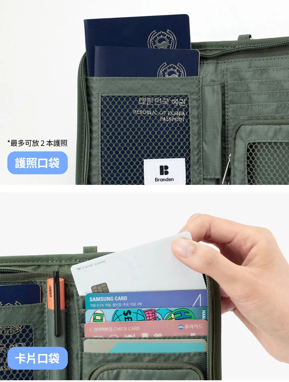 Branden 斜孭防盜銀包│Safe Wallet Bag