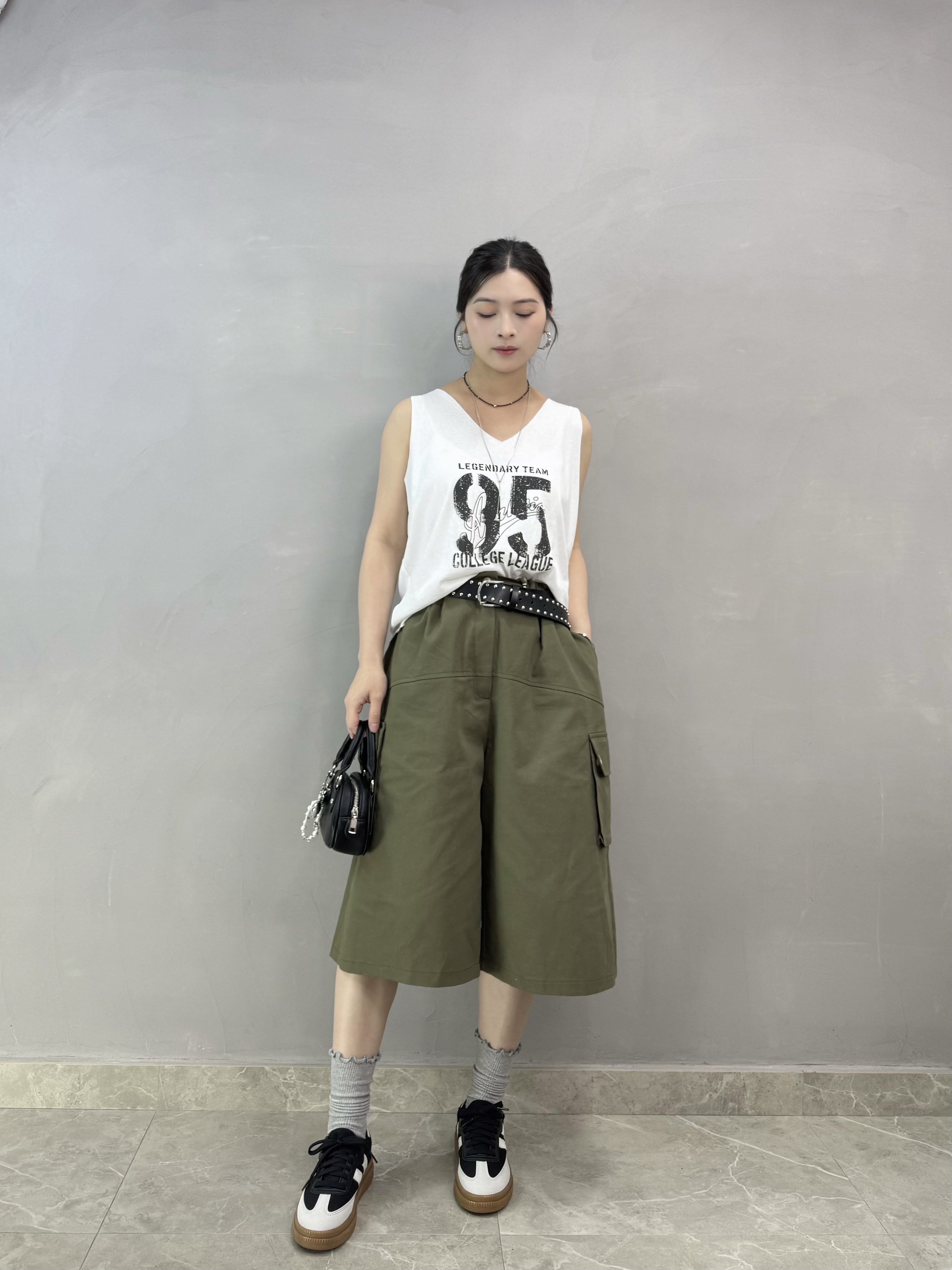 T70 鍋釘6分短褲
