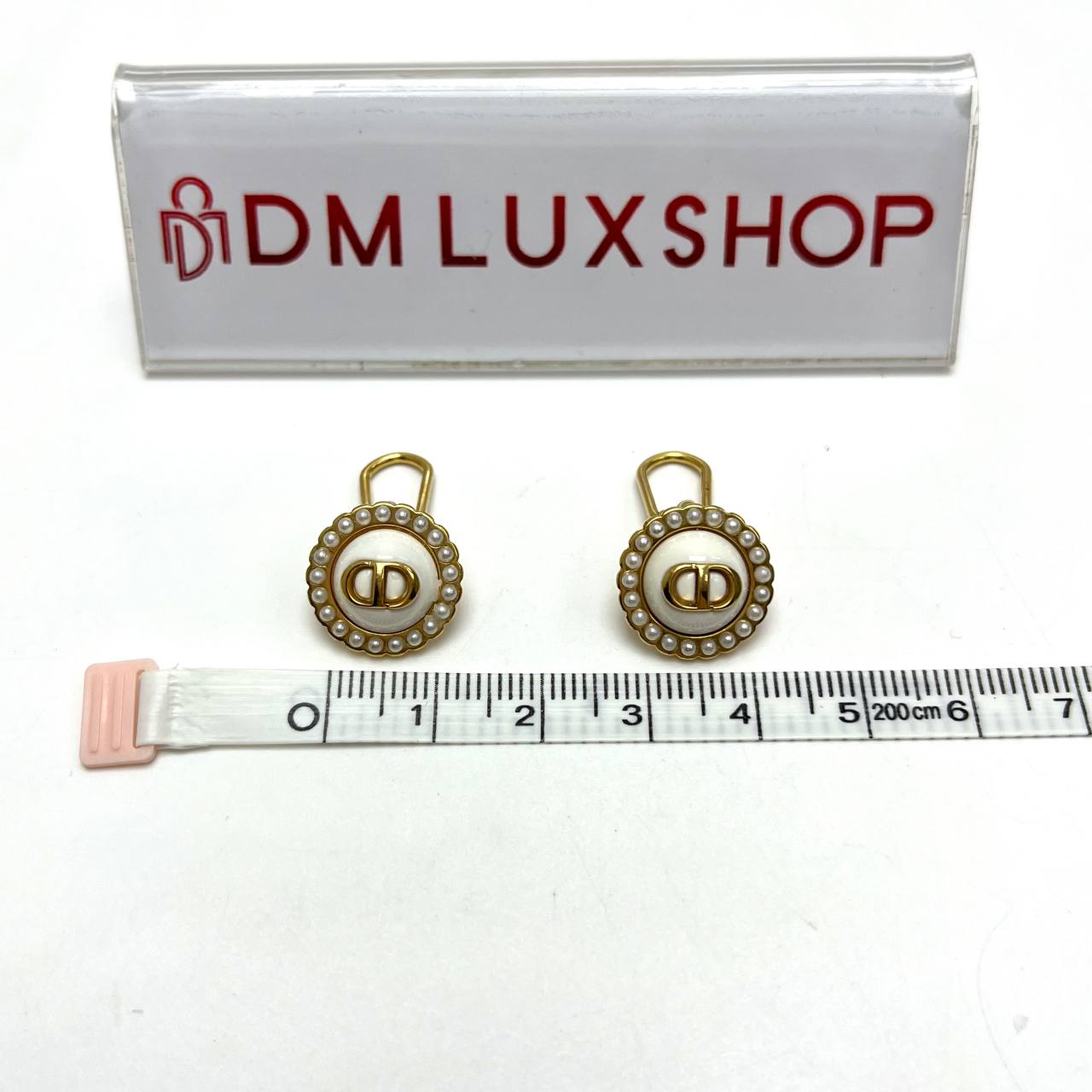 Dior Tribales Clip-On Pearls Earrings GHW