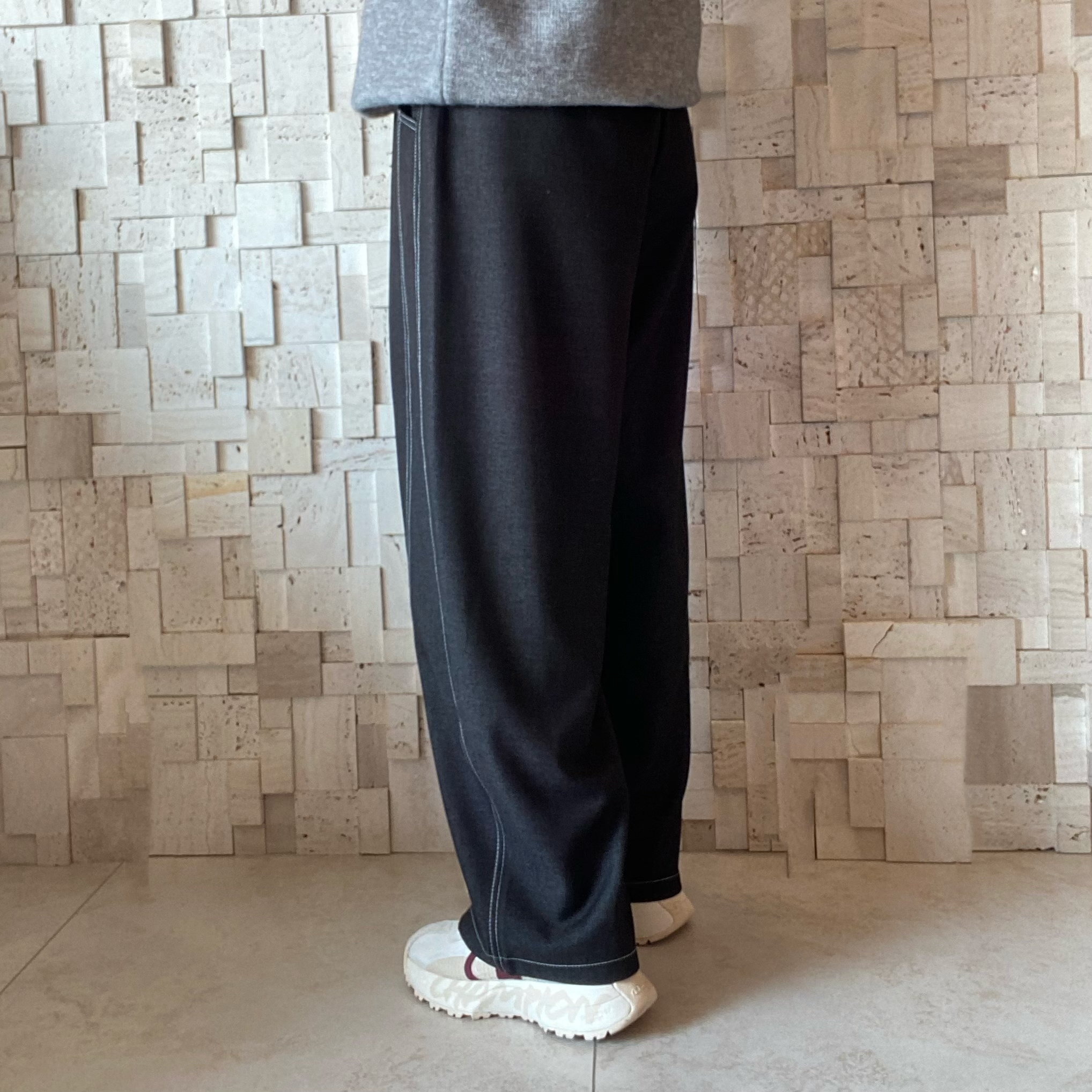 B00556 混棉牛仔布闊褲