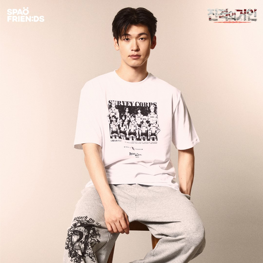 [進擊的巨人 x SPAO] 2026 短袖T-Shirt (4款)