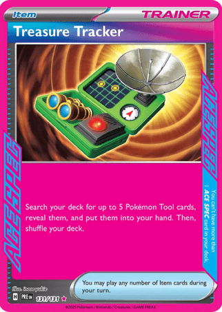 Pokemon TCG Prismatic Evolutions - Treasure Tracker-131/131