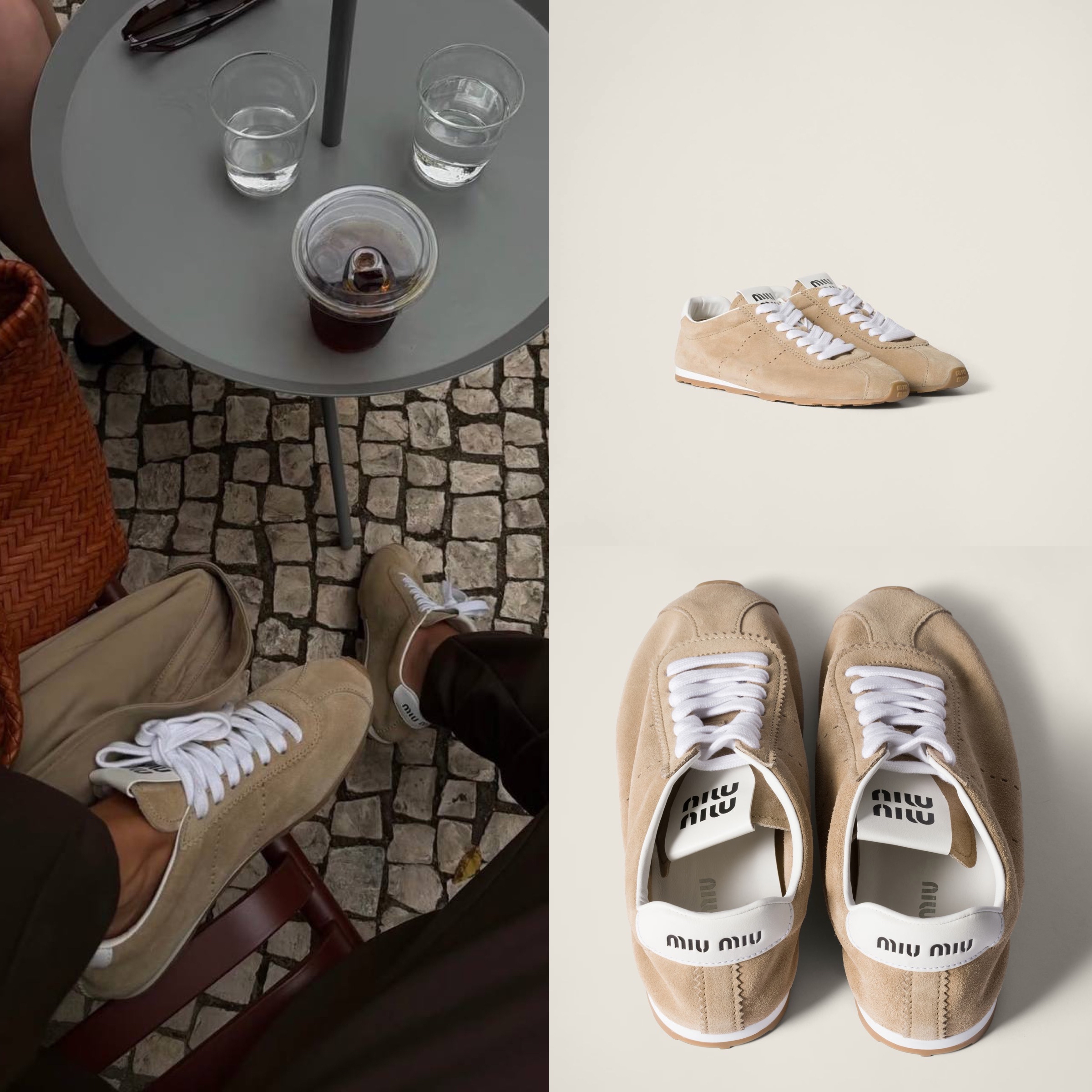 限時優惠✨熱賣款‼️MIUMIU PLUME sneaker    (只限此色) 斷碼check size