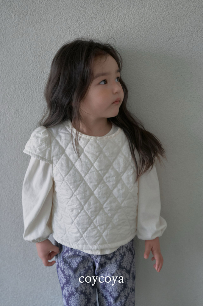 🌸預訂 韓國直送🌸🇰🇷COYCOYA兩色絎縫短袖上衣