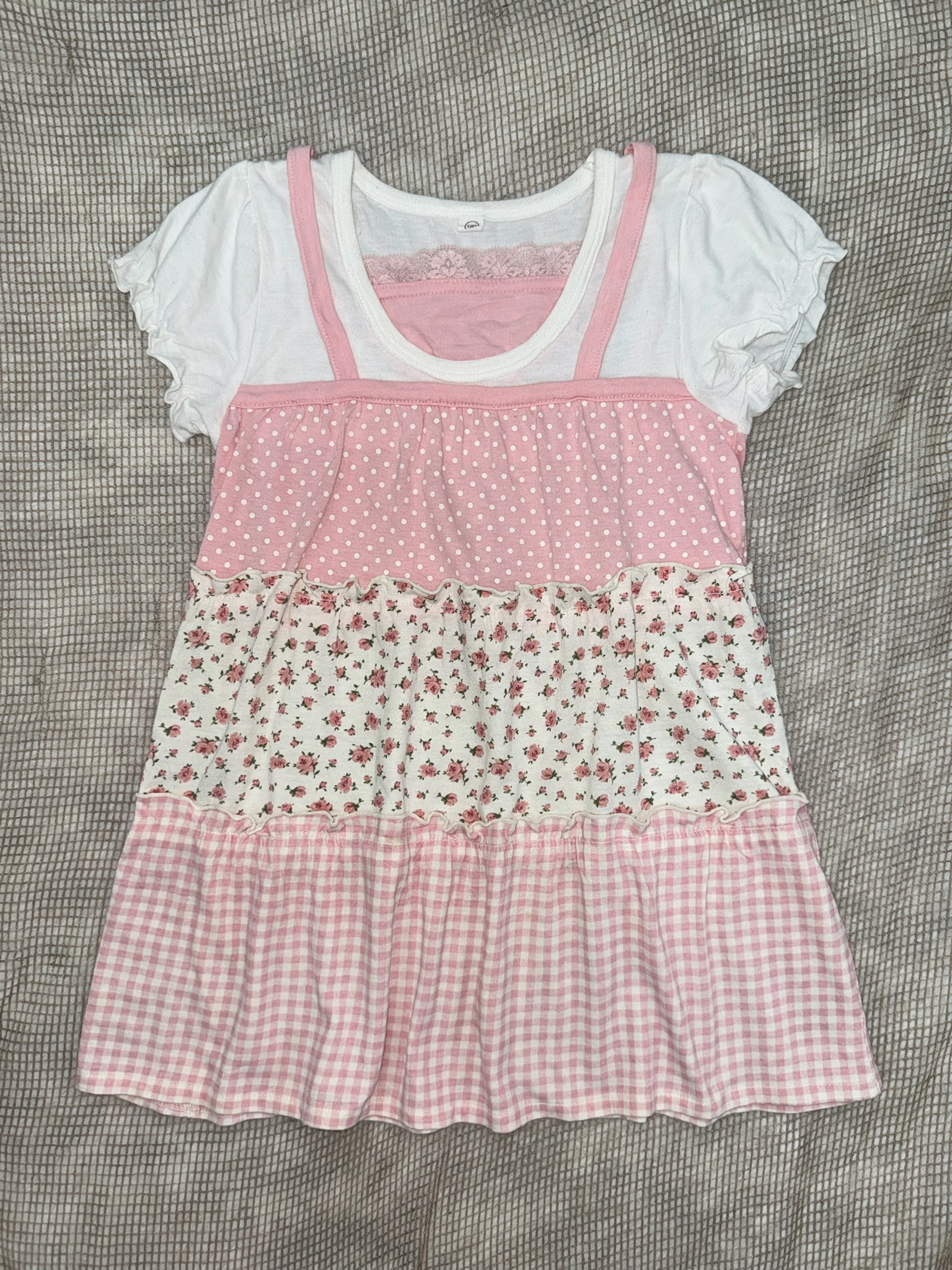 Japanese Mori Kei Patchwork Tunic