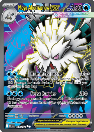 Pokemon TCG Mega Evolution - Mega Abomasnow EX-157/132