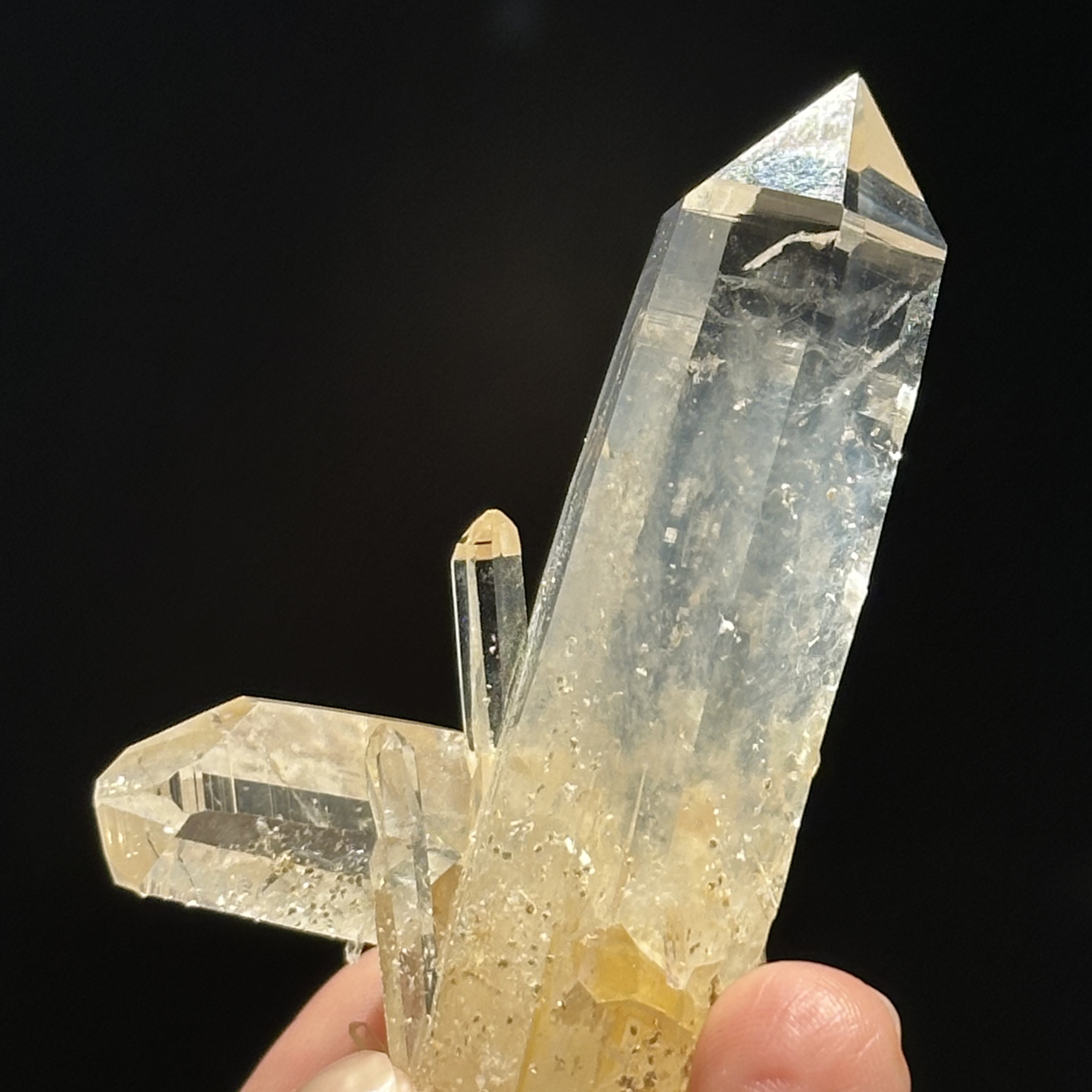 芒果水晶 - Halloysite included Quartz/ Mango Quartz