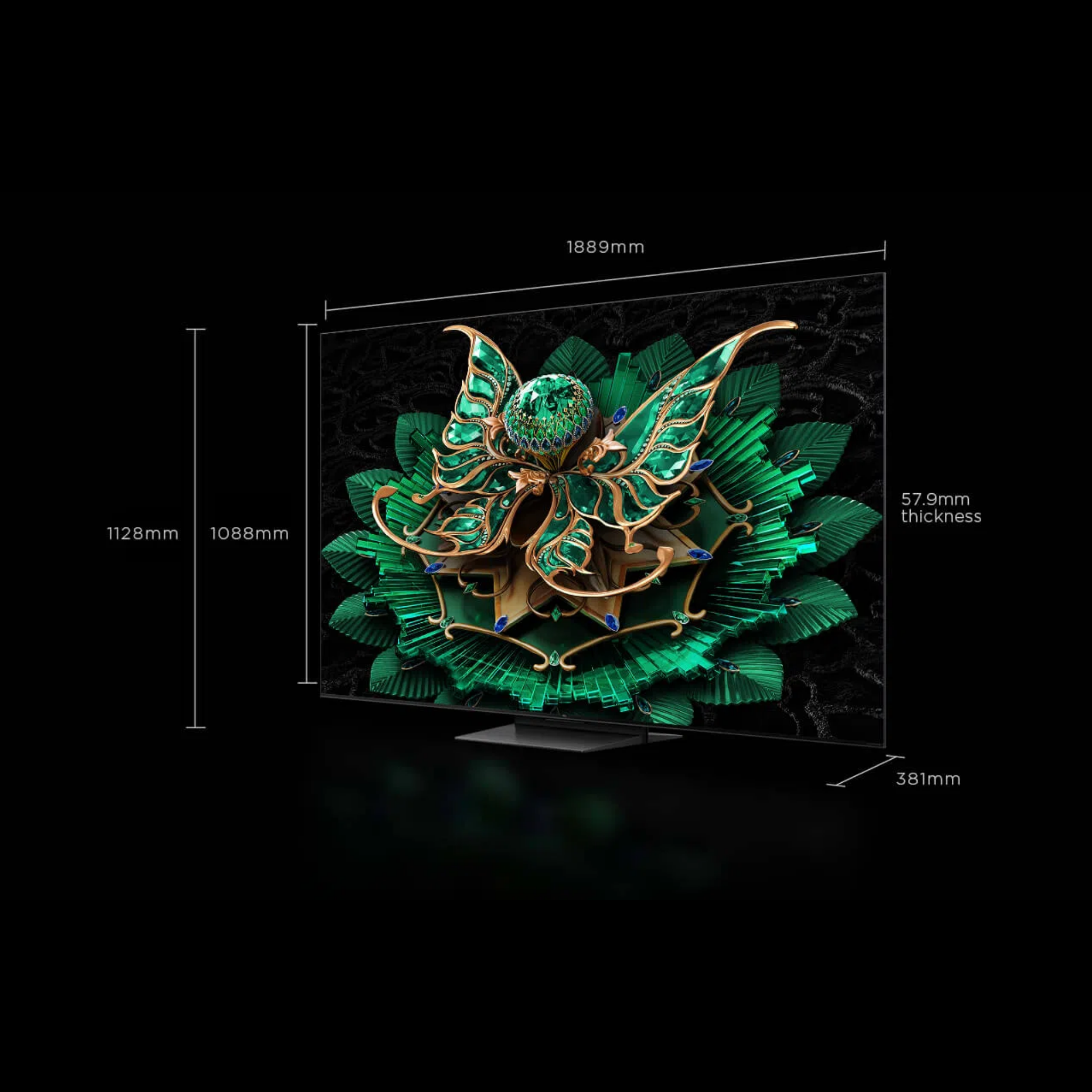 TCL 85" C7K Series Premium QD-Mini LED 4K Google TV (85C7K)