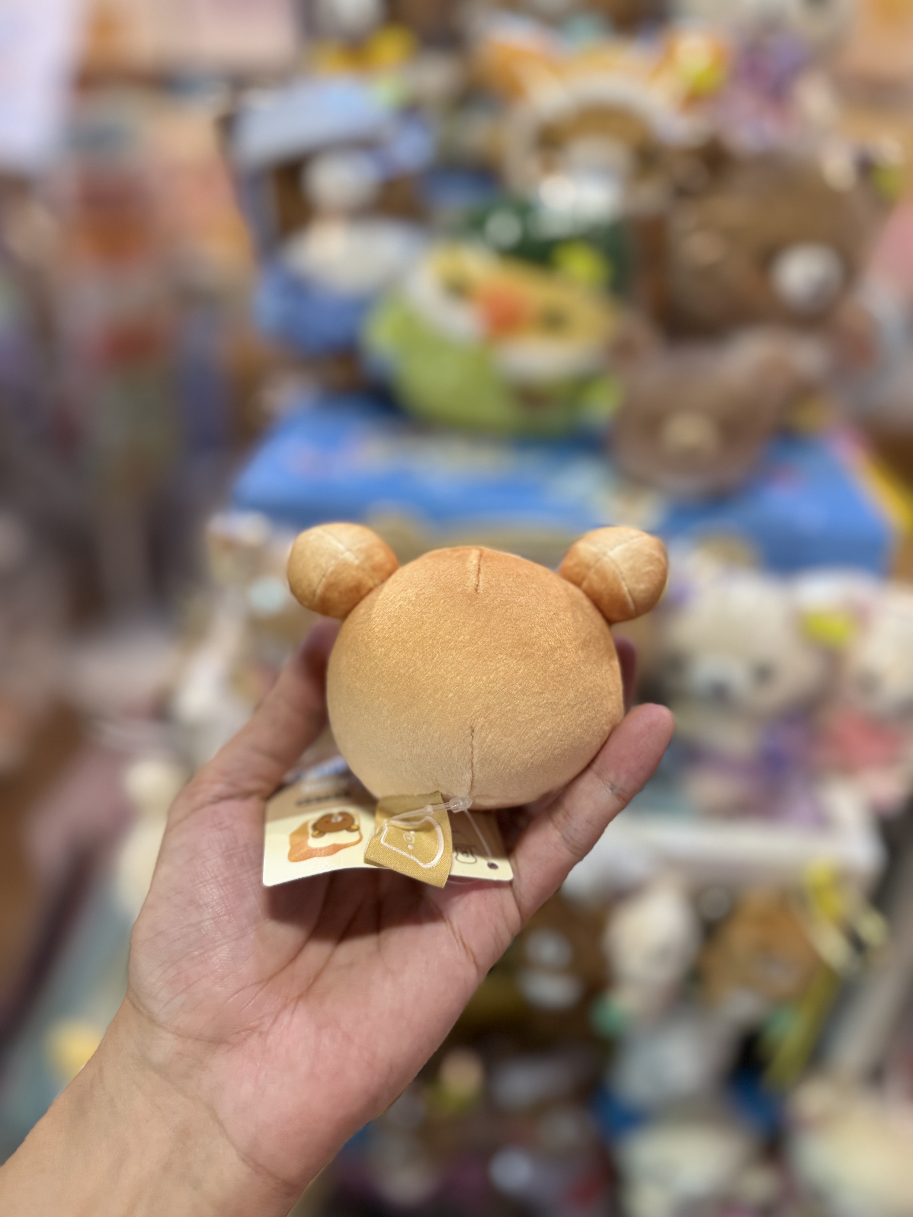 《現貨》全新Rilakkuma麪包造型頭型手玉公仔 Rilakkuma / 小熊